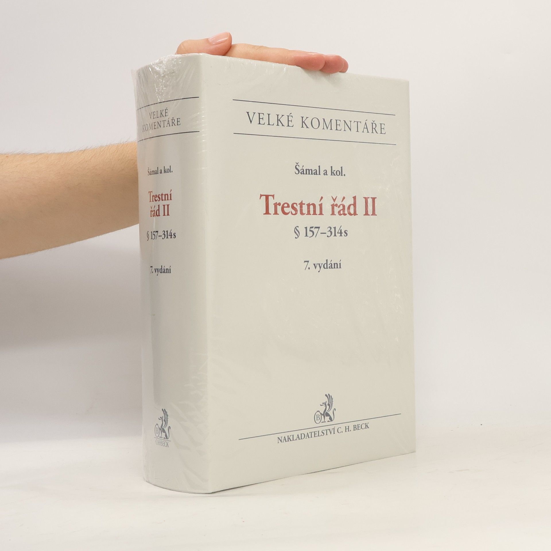 Pavel Šámal Trestní řád III § 315-471