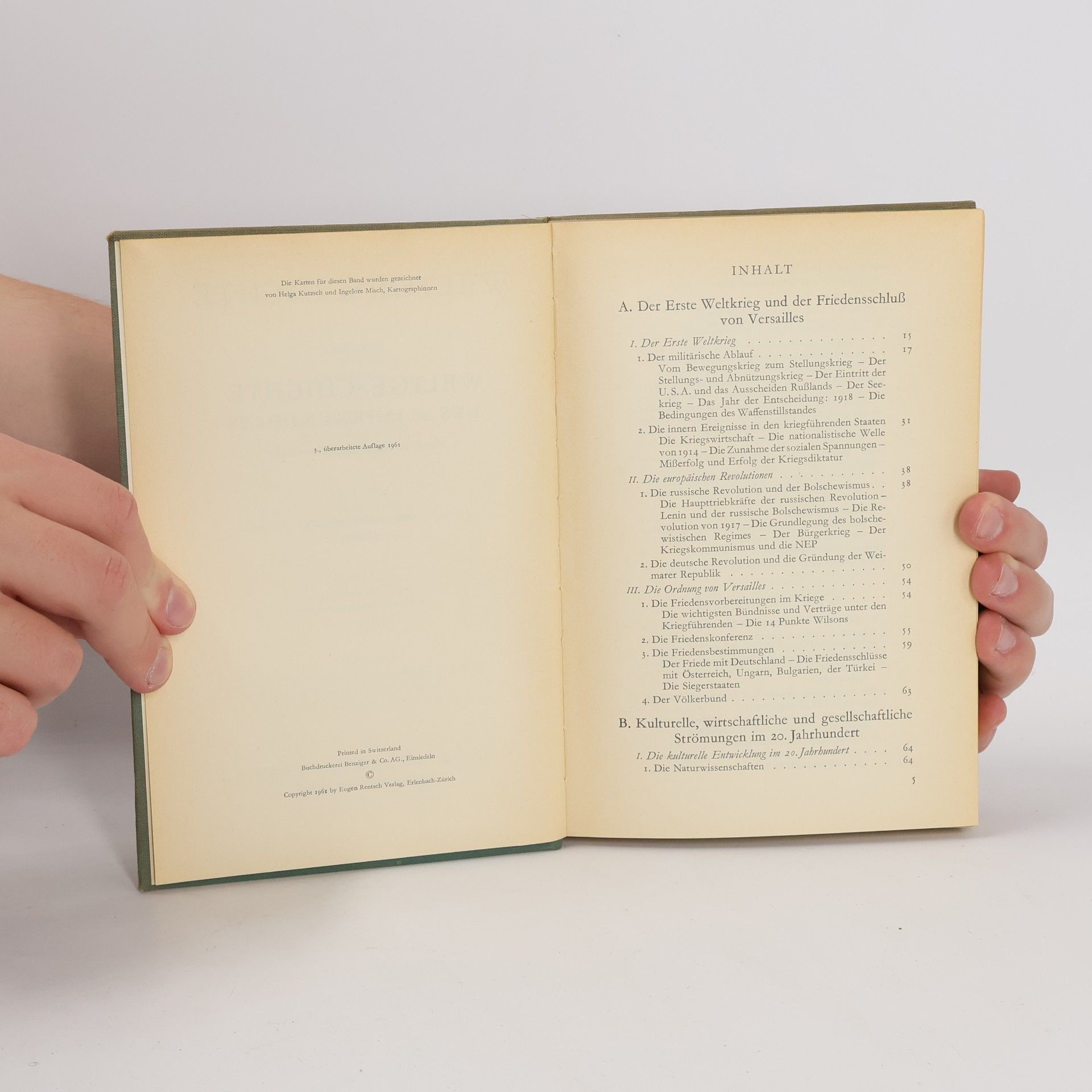 Erich Gruner Weltgeschichte des 20. jahrhunderts