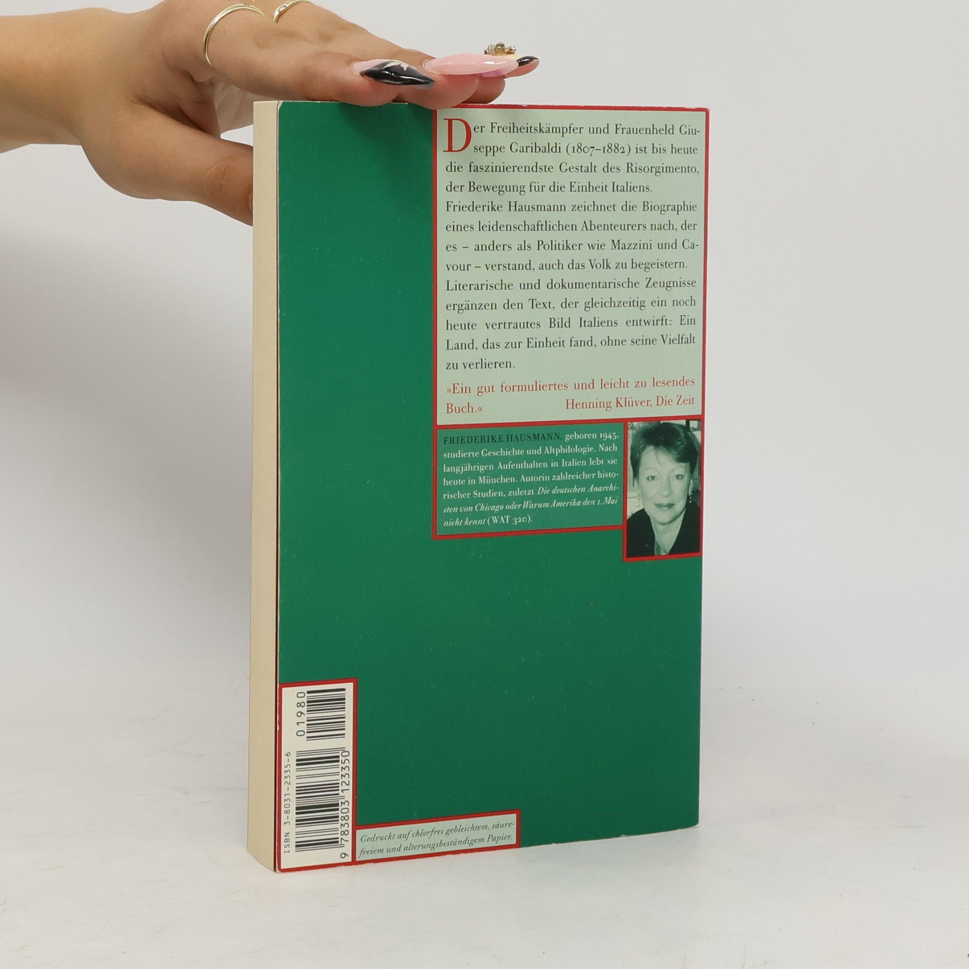 Friederike Hausmann Wagenbachs andere Taschenbücher - 335: Garibaldi