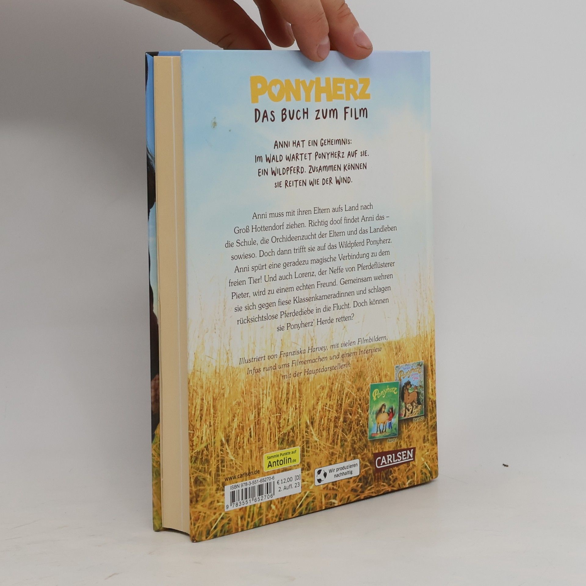 Usch Luhn Ponyherz 1: Wild und frei. Das Buch zum Film