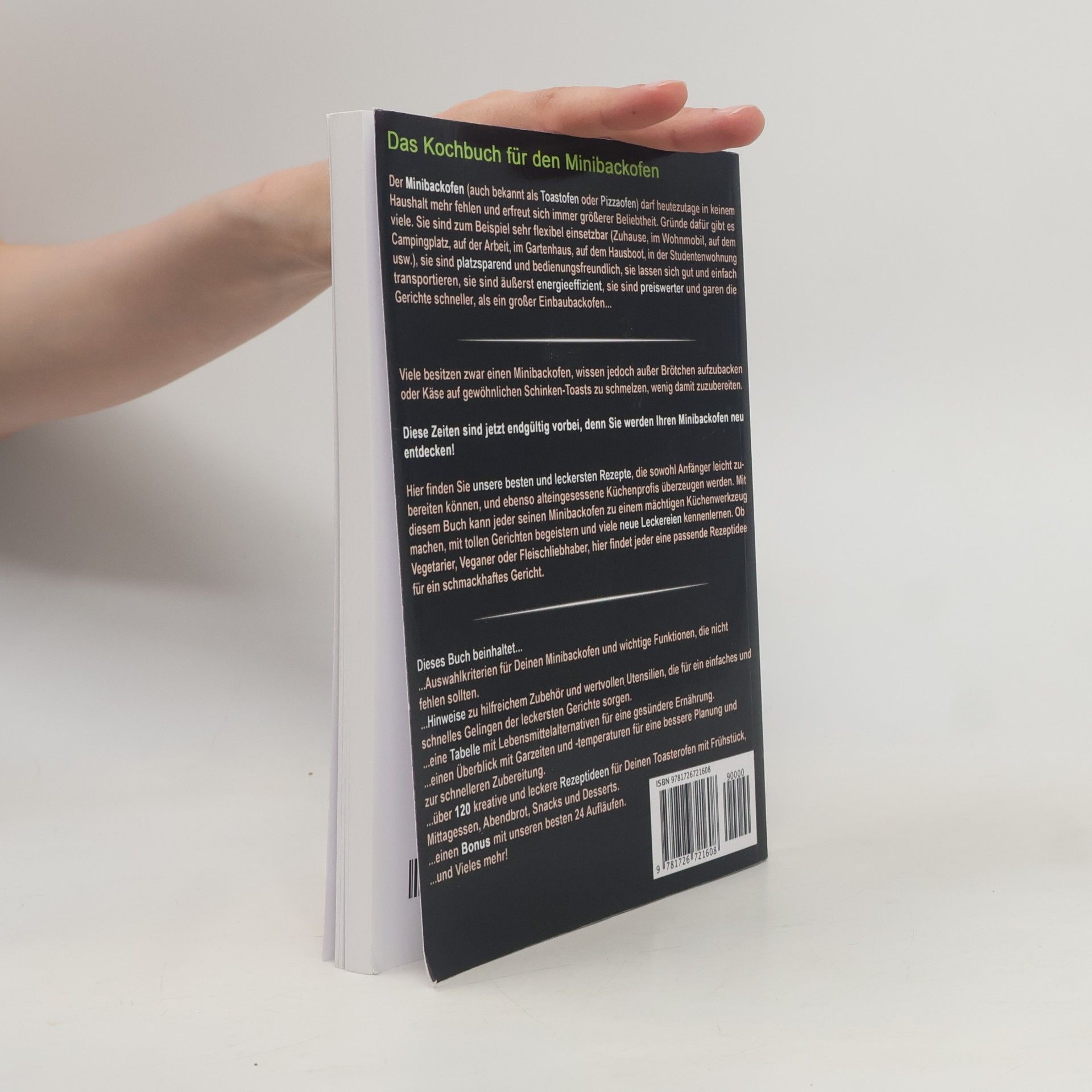 Minibackofen Kochbuch