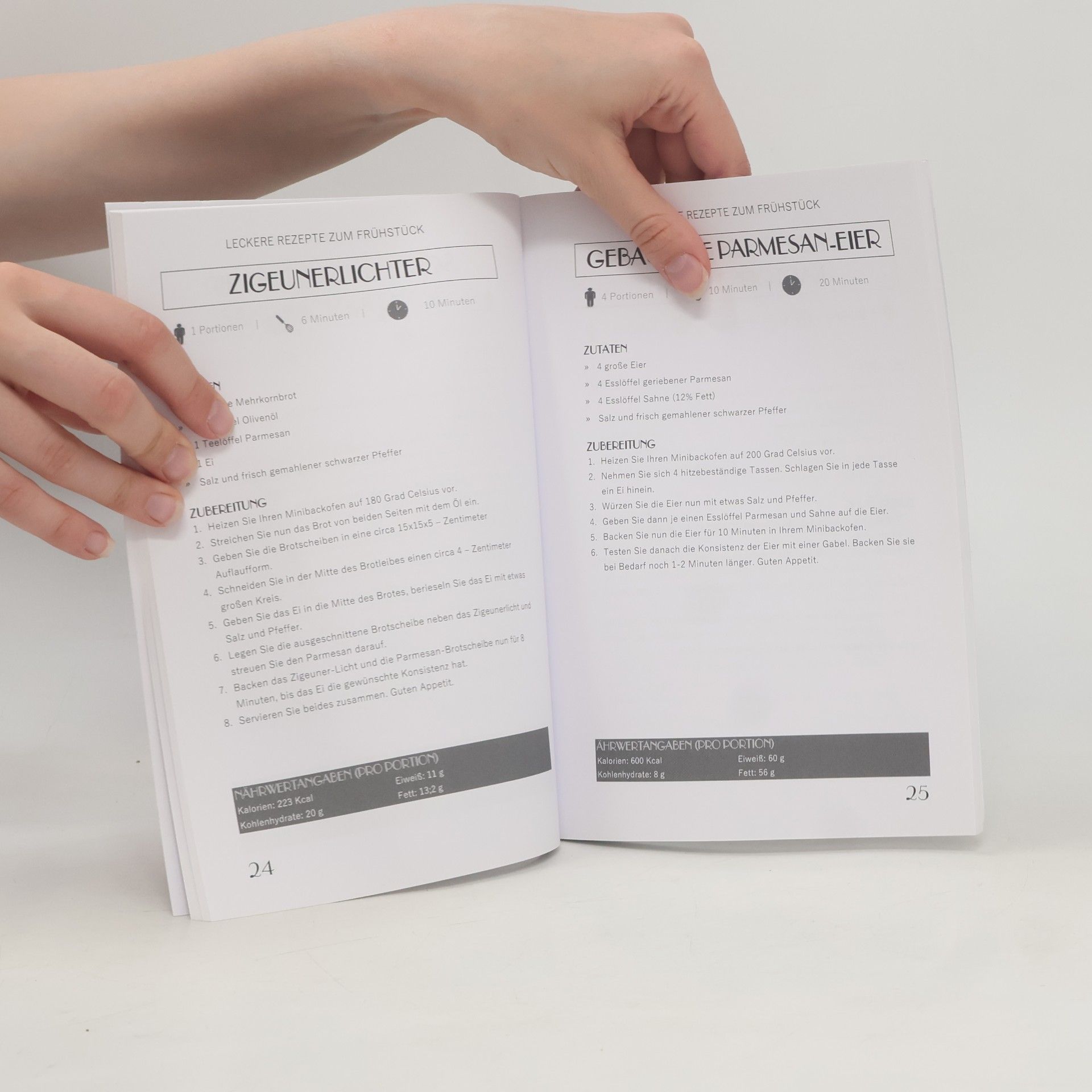 Minibackofen Kochbuch