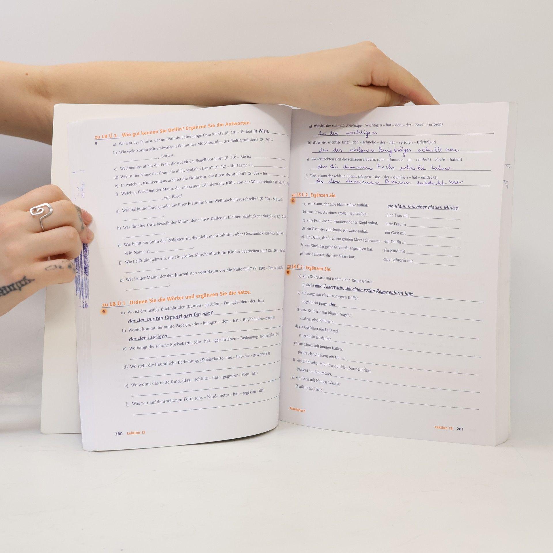 Hartmut Aufderstrasse Delfin : Lehrwerk für Deutsch als Fremdsprache : Arbeitsbuch. Teil 2, Lektionen 11-20
