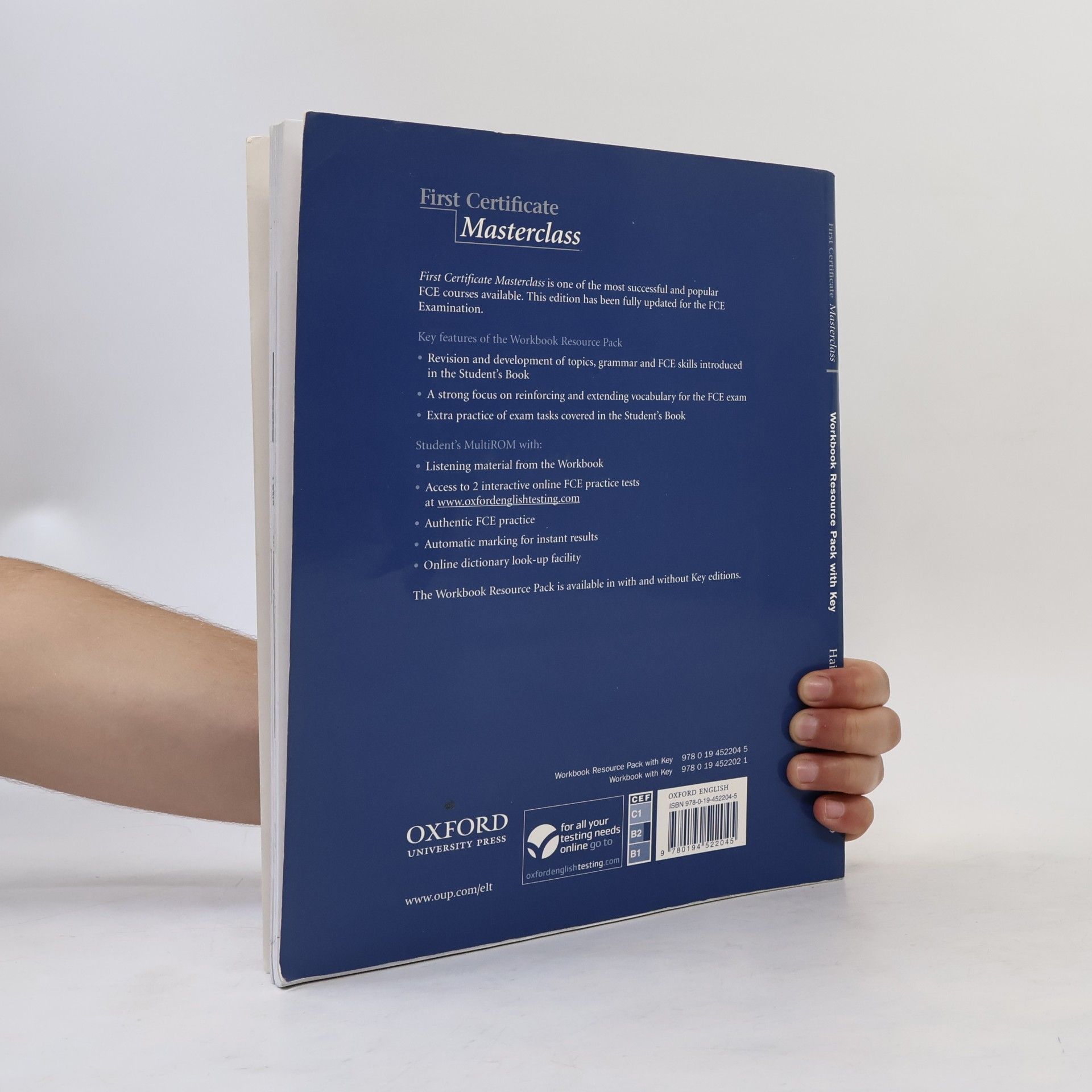 Simon Haines First certificate masterclass : workbook resource pack with key