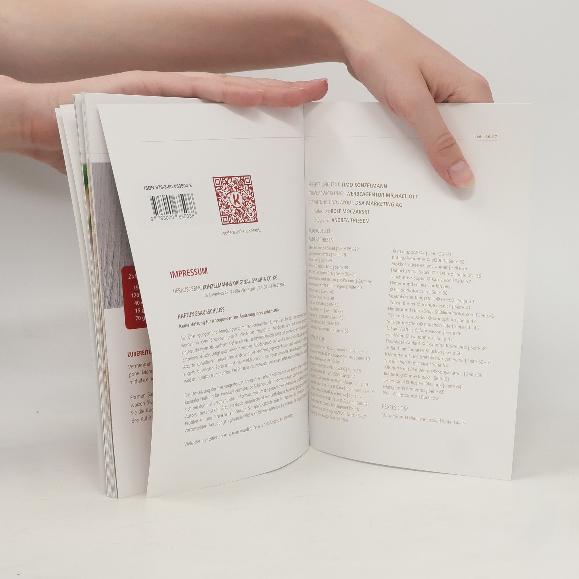 Timo Konzelmann Das Lower-Carb-Kochbuch