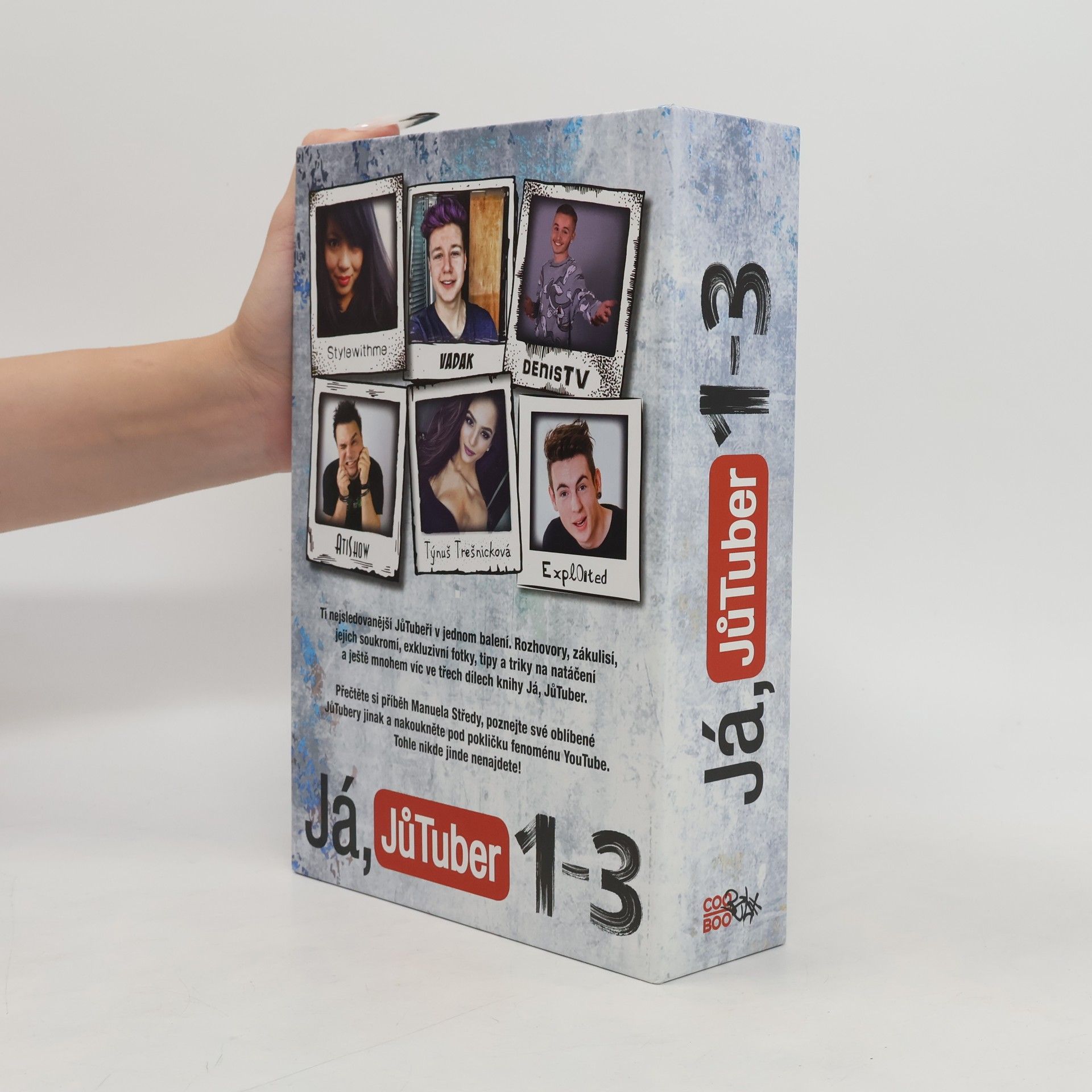 Tomáš Chvála Já, JůTuber 1-3 (3 svazky v boxu)