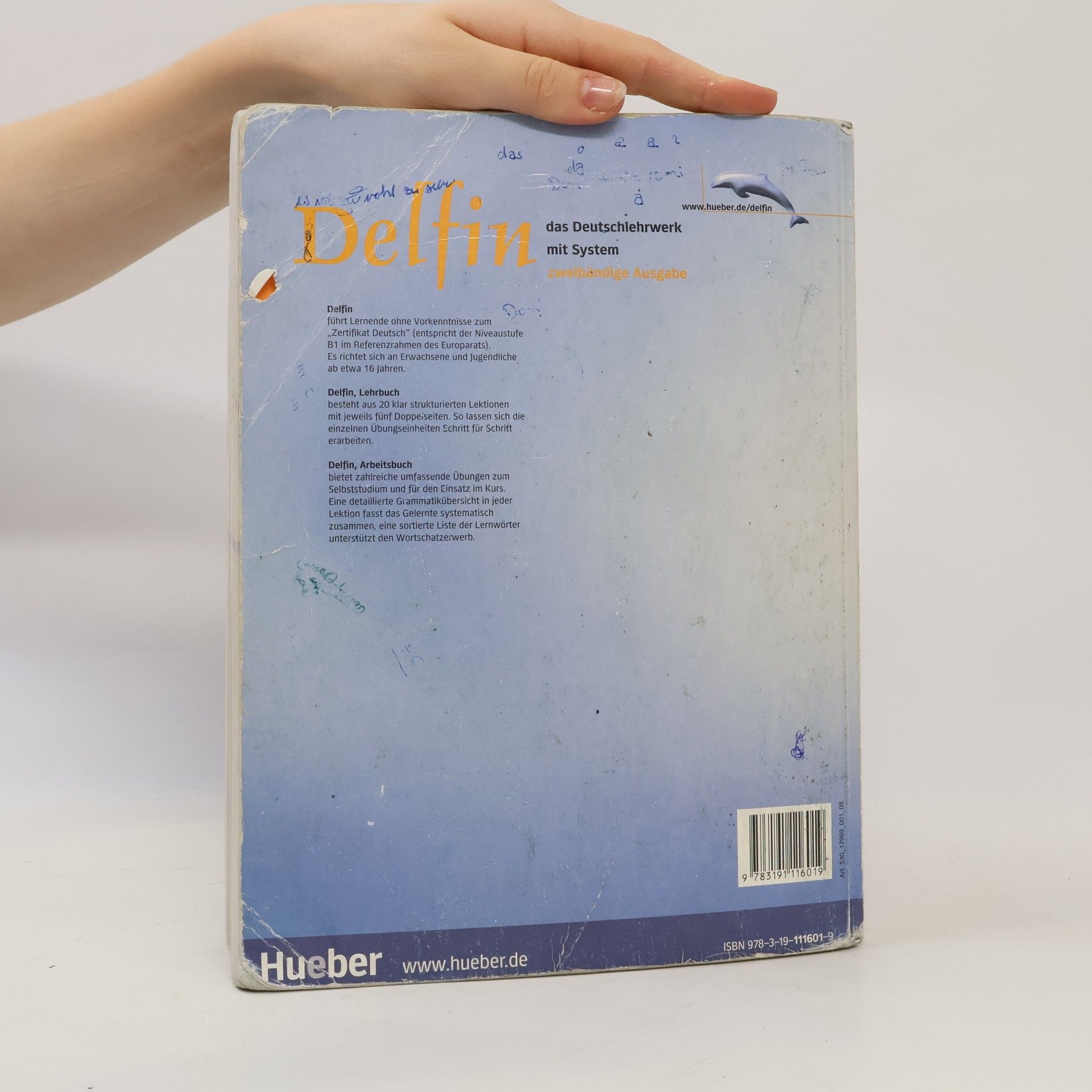 Hartmut Aufderstrasse Delfin 1: Arbeitsbuch: Lektionen 1-10 Teil 1