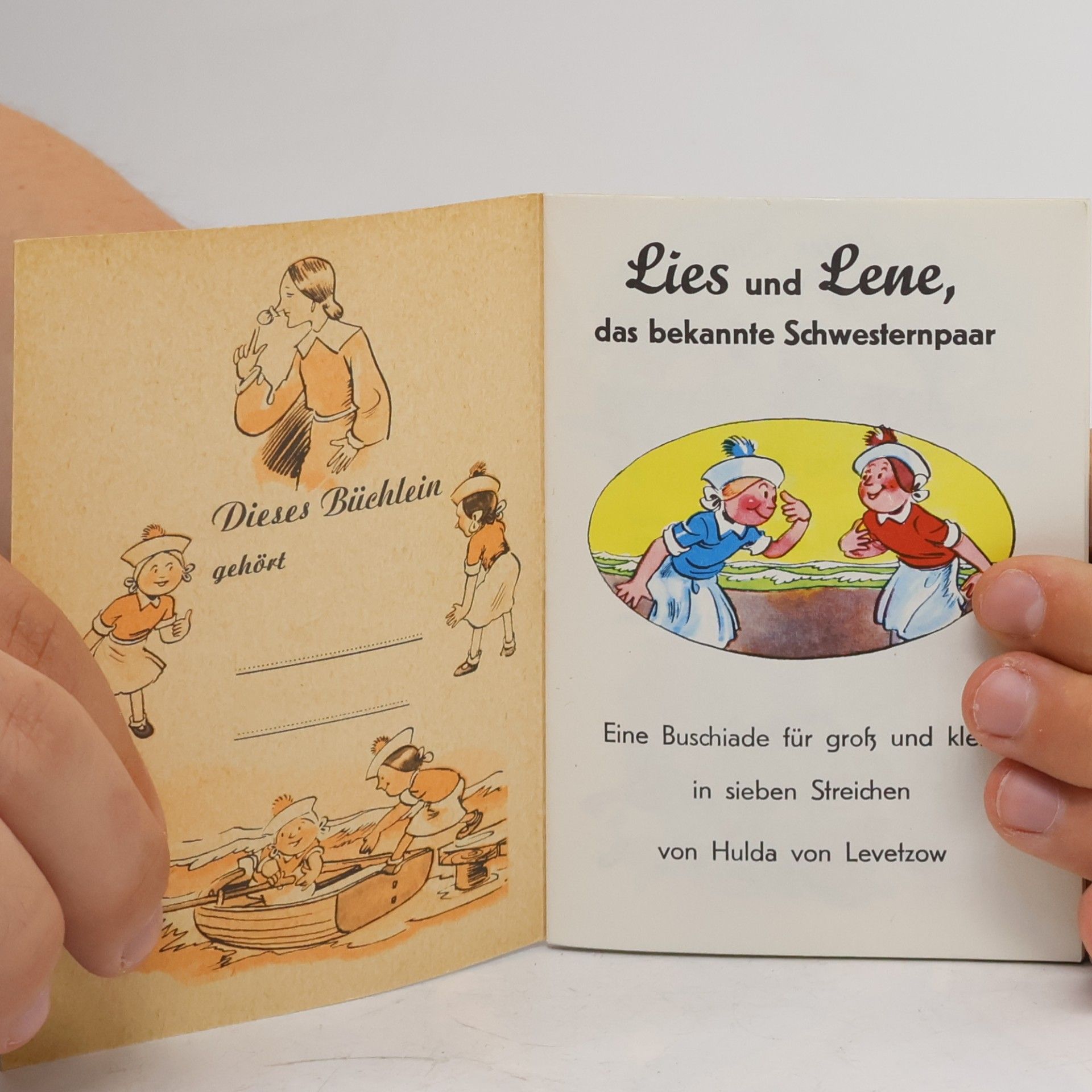 Hulda von Levetzow Lies und Lene. Das bekannte Schwesternpaar