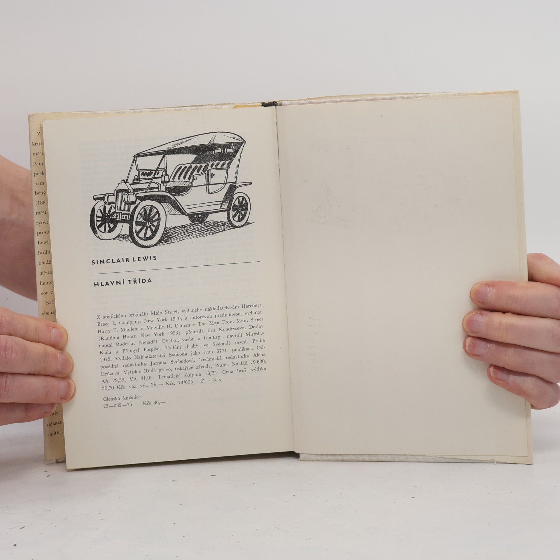 Sinclair Lewis Hlavní třída
