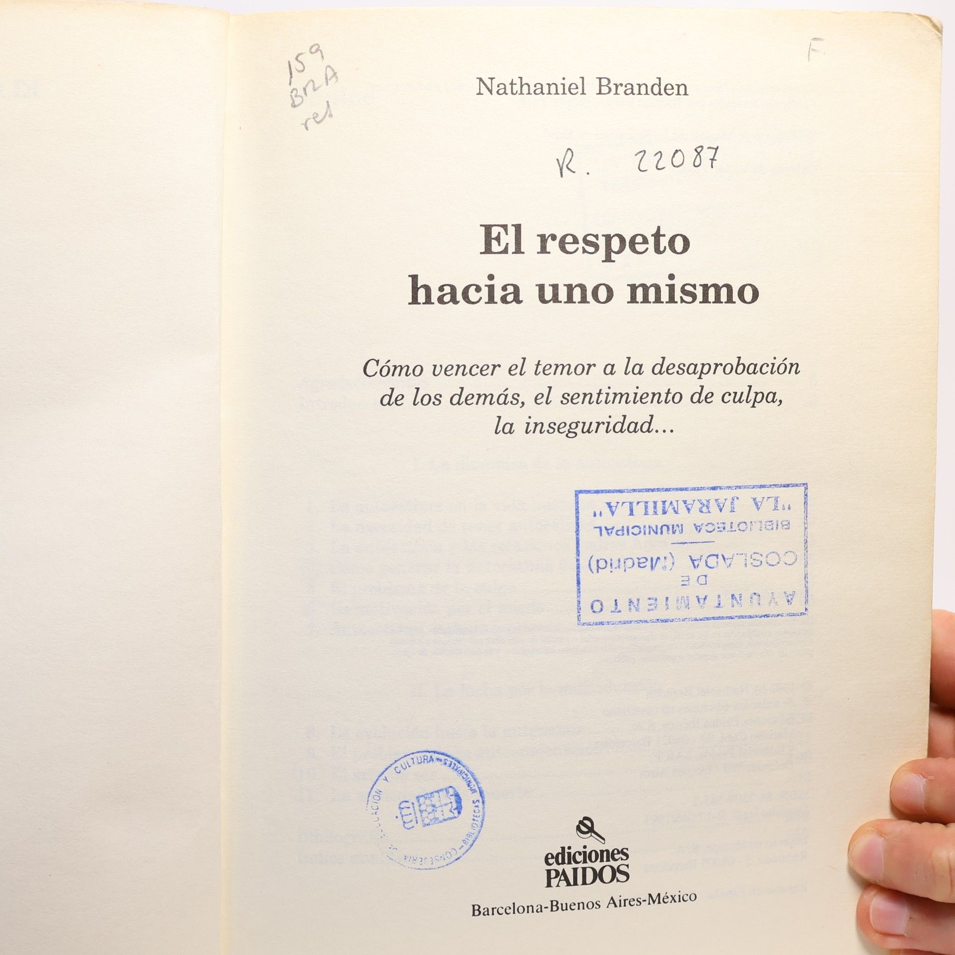 Nathaniel Branden El respeto hacia uno mismo