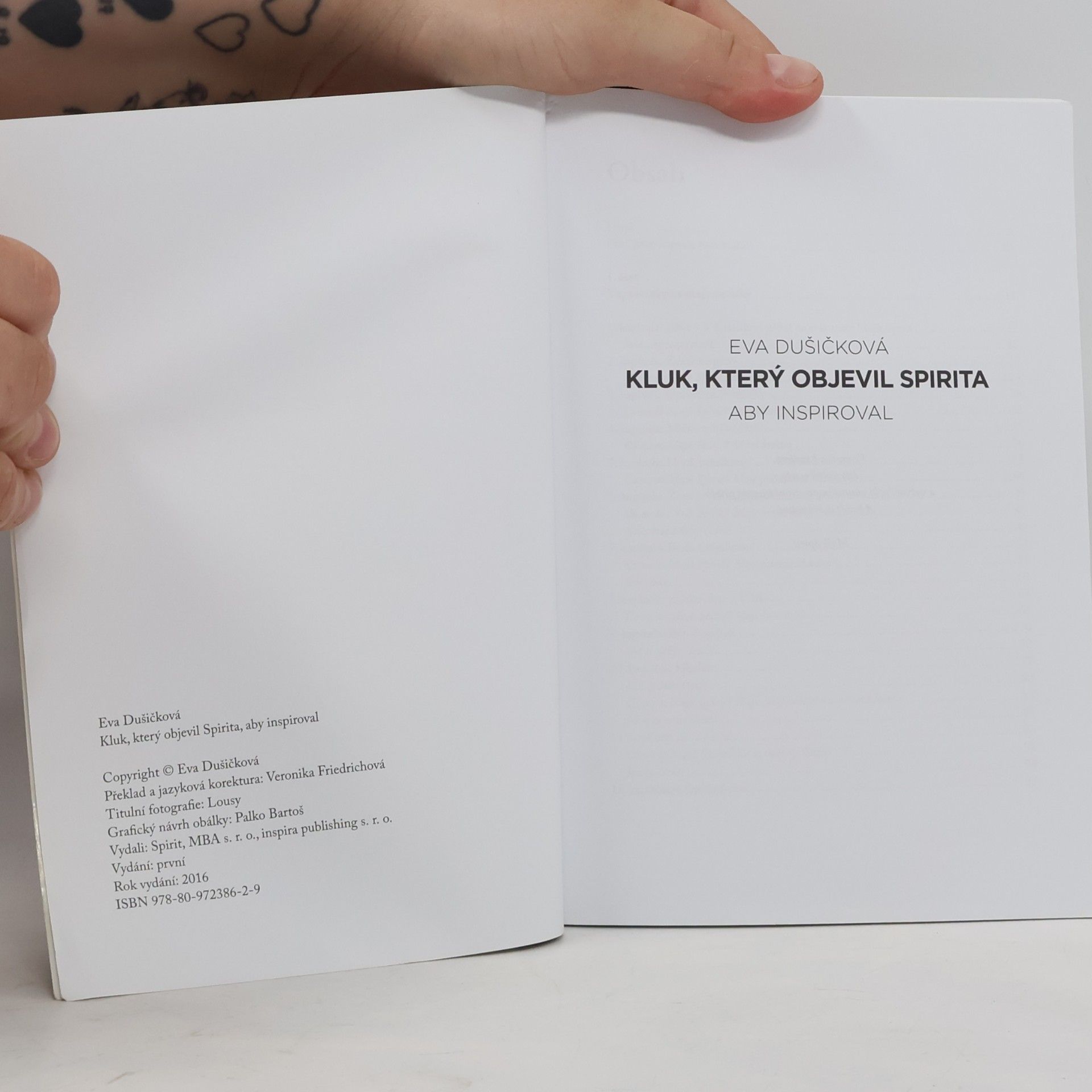 Eva Dušičková Kluk, který objevil Spirita, aby inspiroval