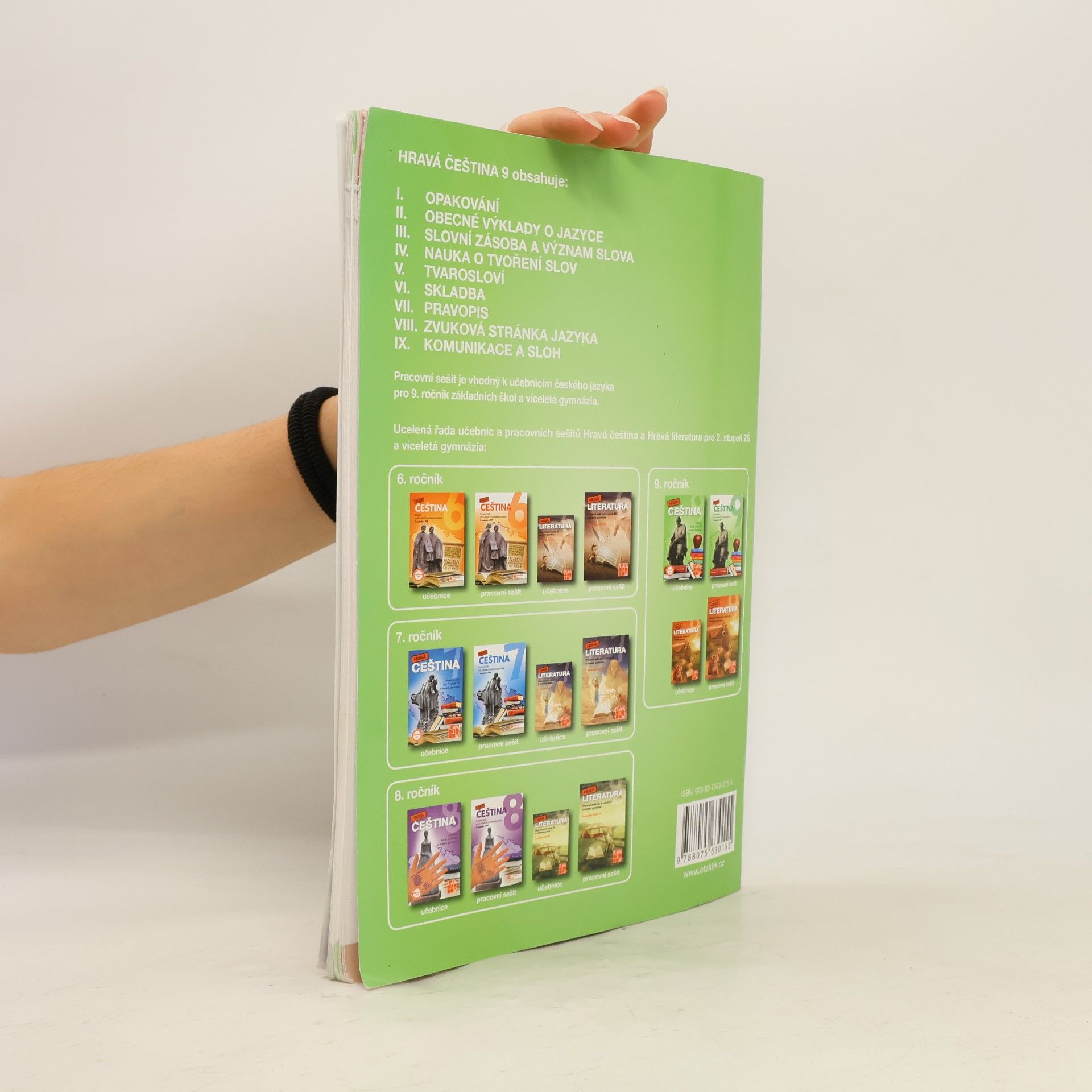 Autores varios Hravá čeština 9 : pracovní sešit pro 9. ročník ZŠ a víceletá gymnázia : v souladu s RVP