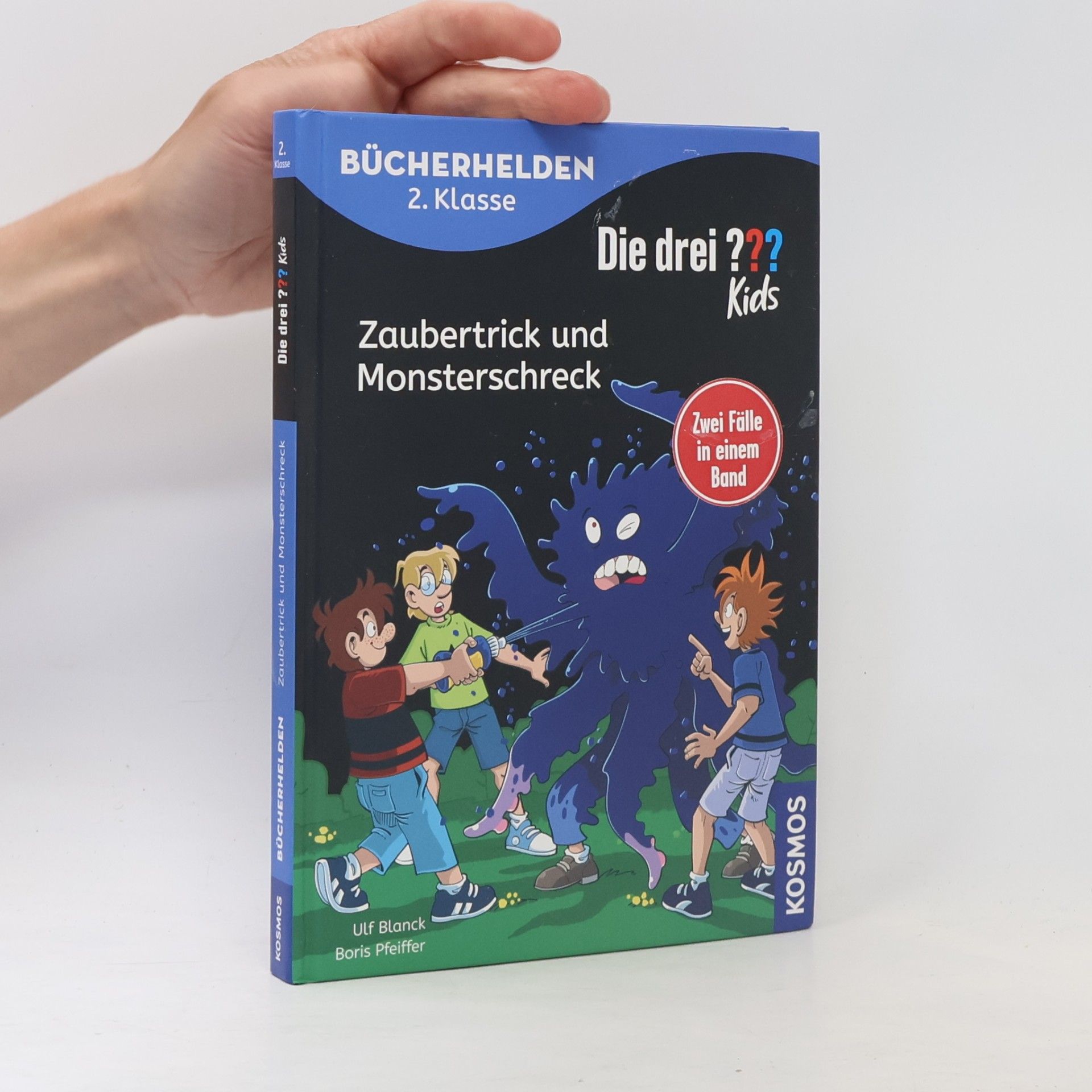 Boris Pfeiffer Die drei ??? Kids, Bücherhelden 2. Klasse, Doppelband 1, Zaubertrick und Monsterschreck