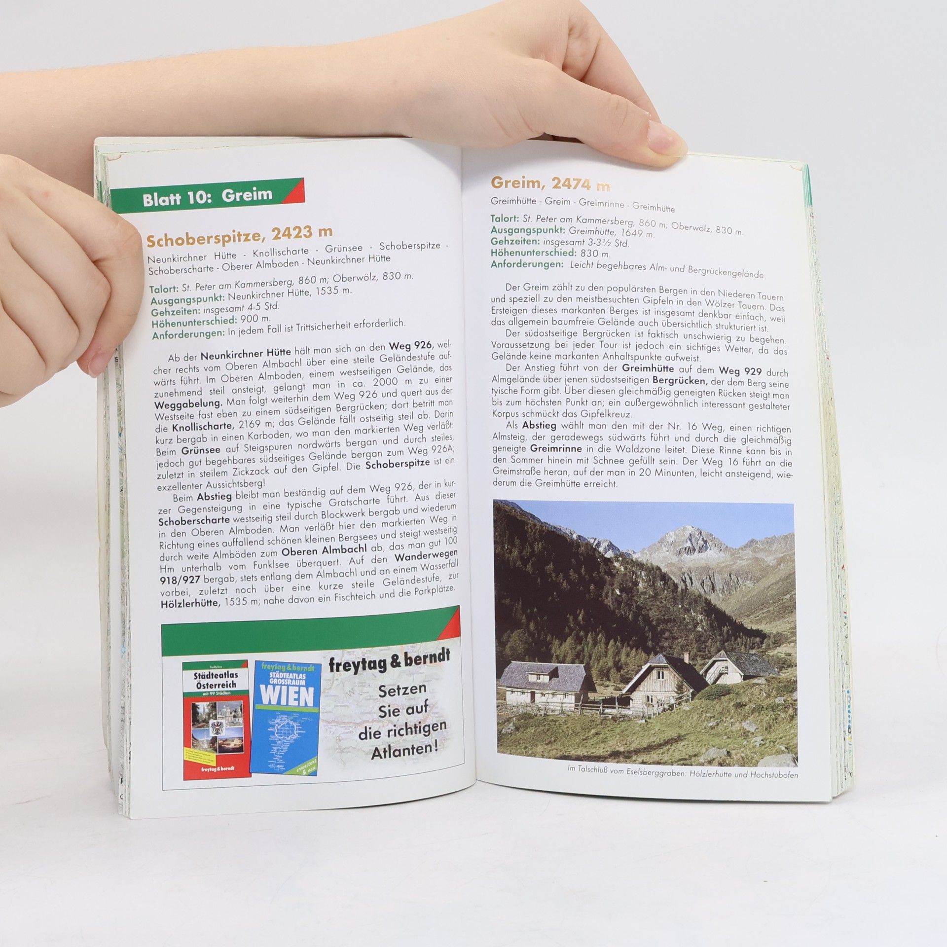 Various authors Steirische Bergwelt : Wanderatlas
