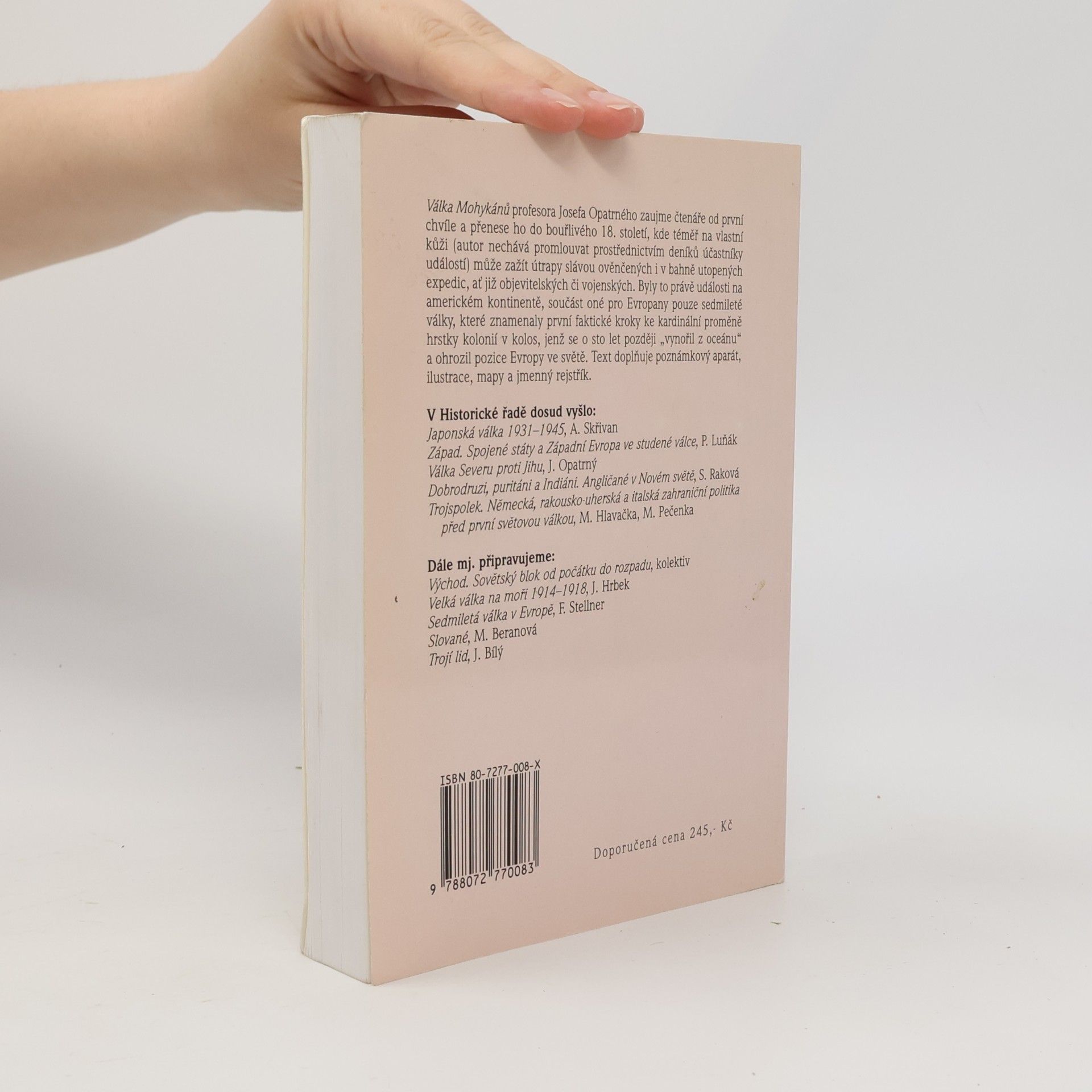 Josef Opatrný Válka Mohykánů. Sedmiletá válka v Americe