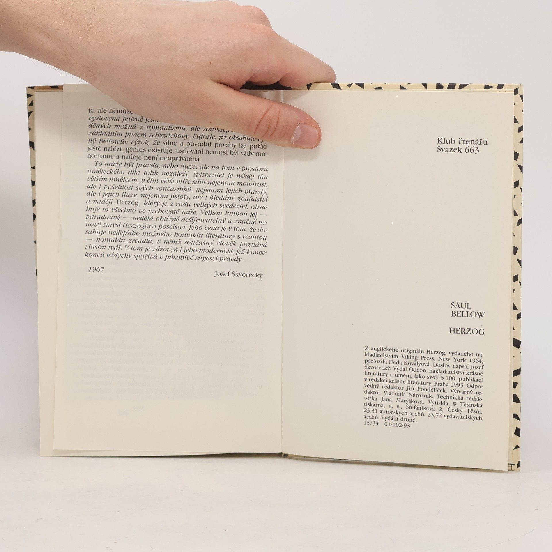 Saul Bellow Herzog