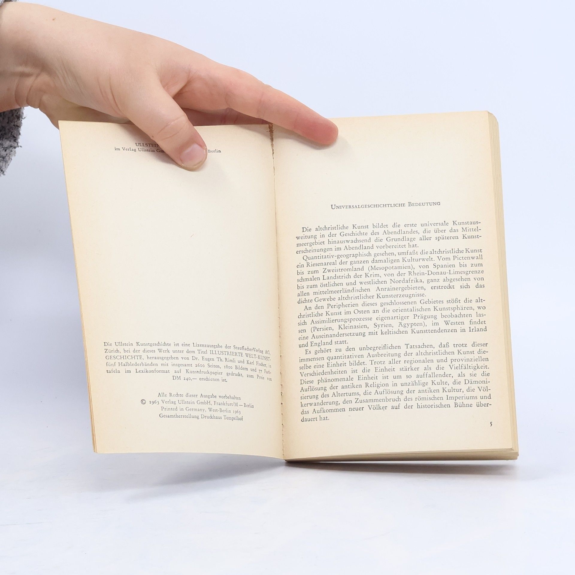Ernst Adam Ullstein Kunstgeschichte. Band 7