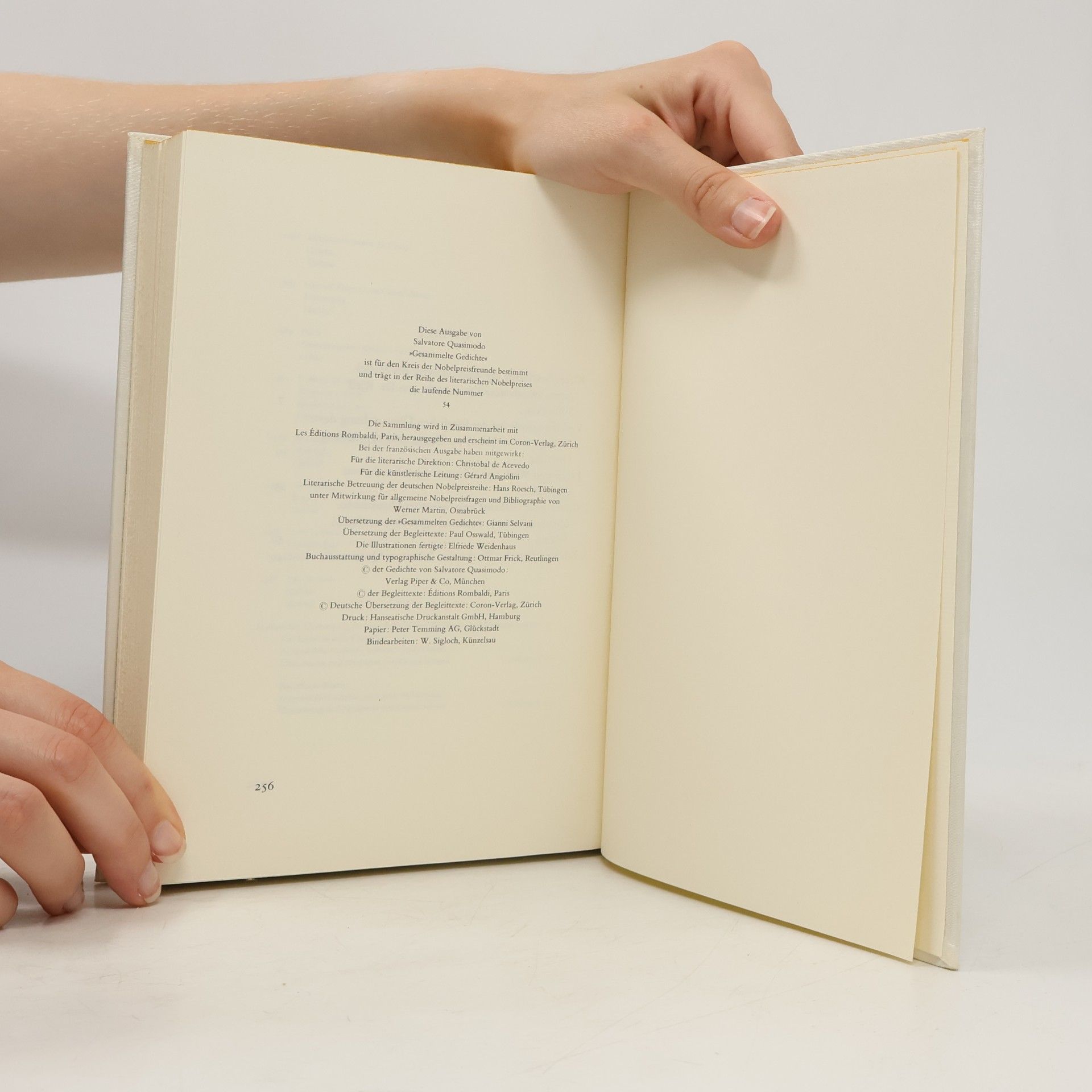 Salvatore Quasimodo Gesammelte Gedichte. Nobelpreis für Literatur 1959