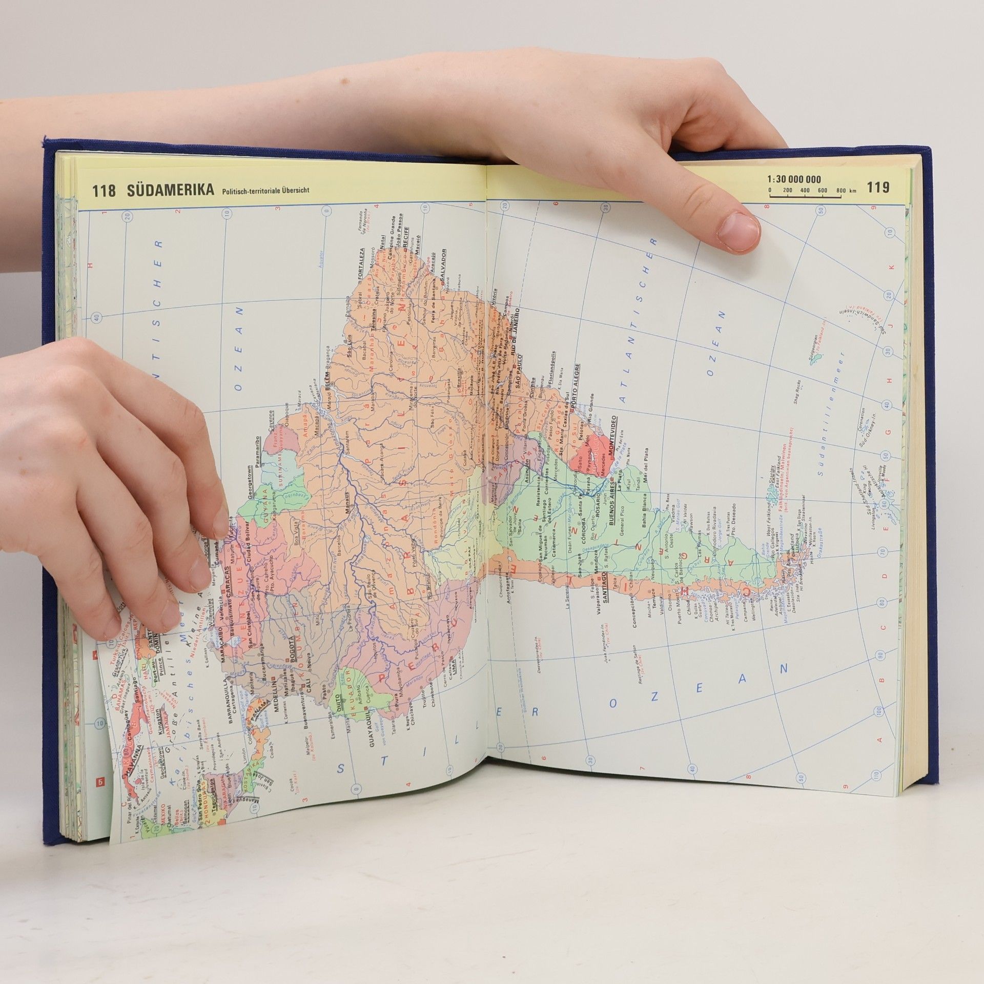 Kolektiv autorů Haack geographischer Atlas