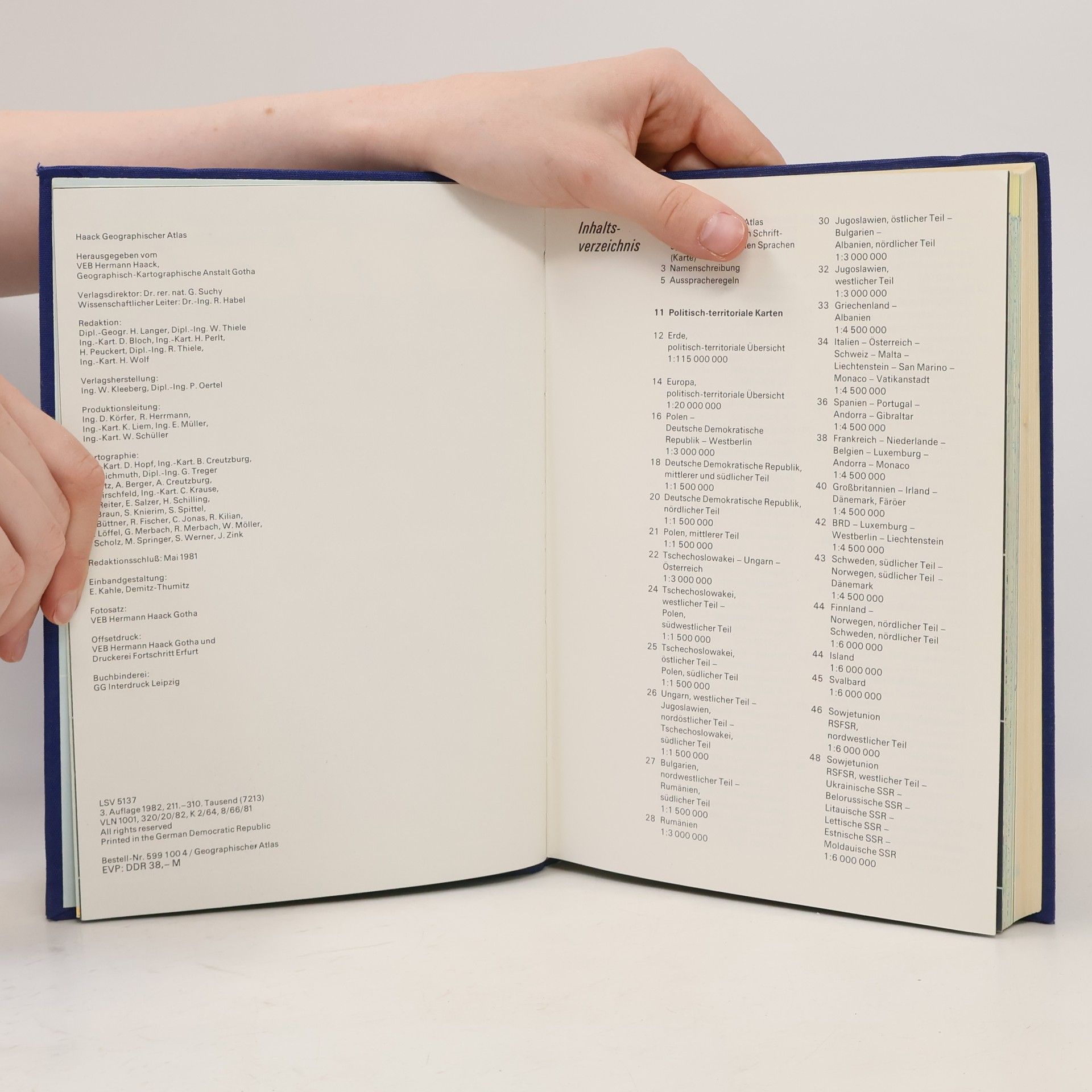 Kolektiv autorů Haack geographischer Atlas
