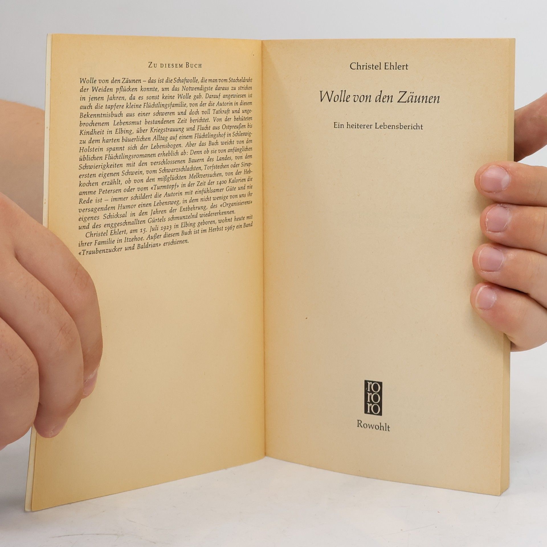 Christel Ehlert Wolle von den Zäunen