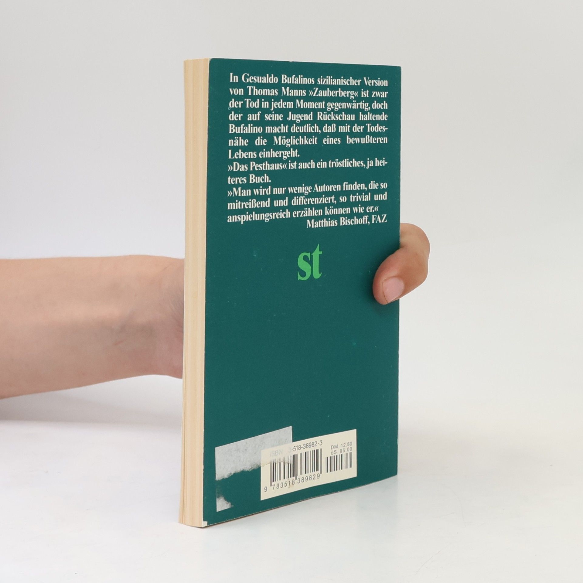Gesualdo Bufalino Suhrkamp Taschenbuch - St 2482: Das Pesthaus