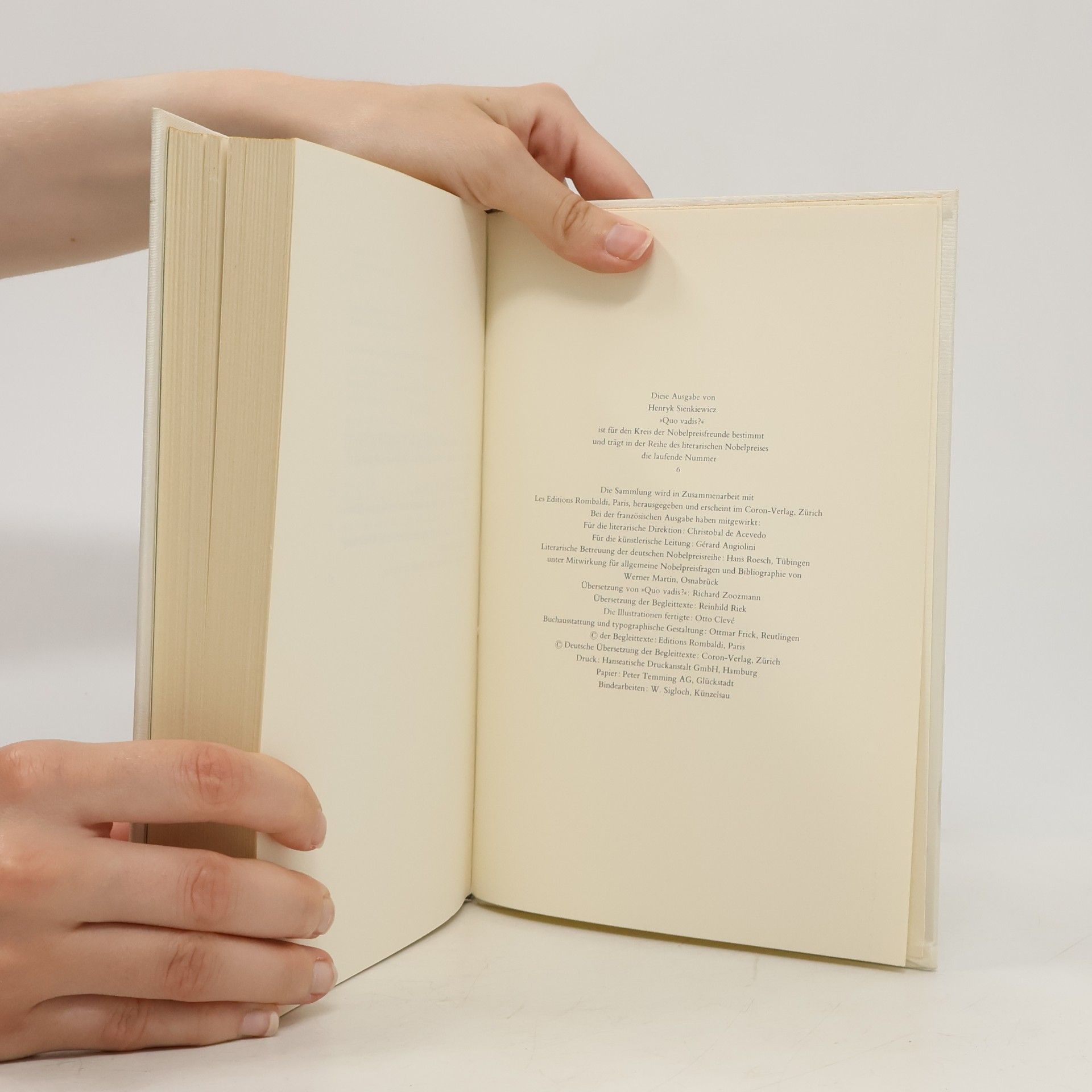 Henryk Sienkiewicz Nobelpreis für Literatur 1905. Quo vadis