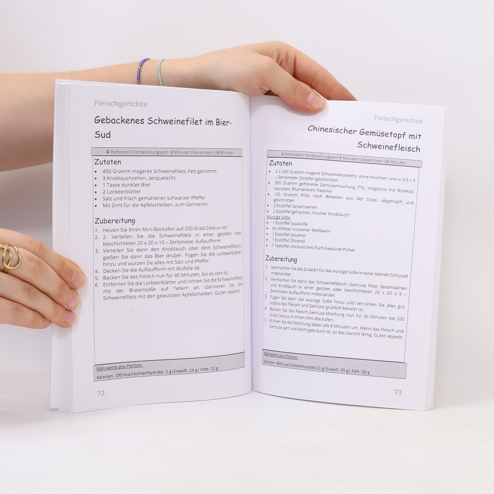 Minibackofen Rezeptbuch