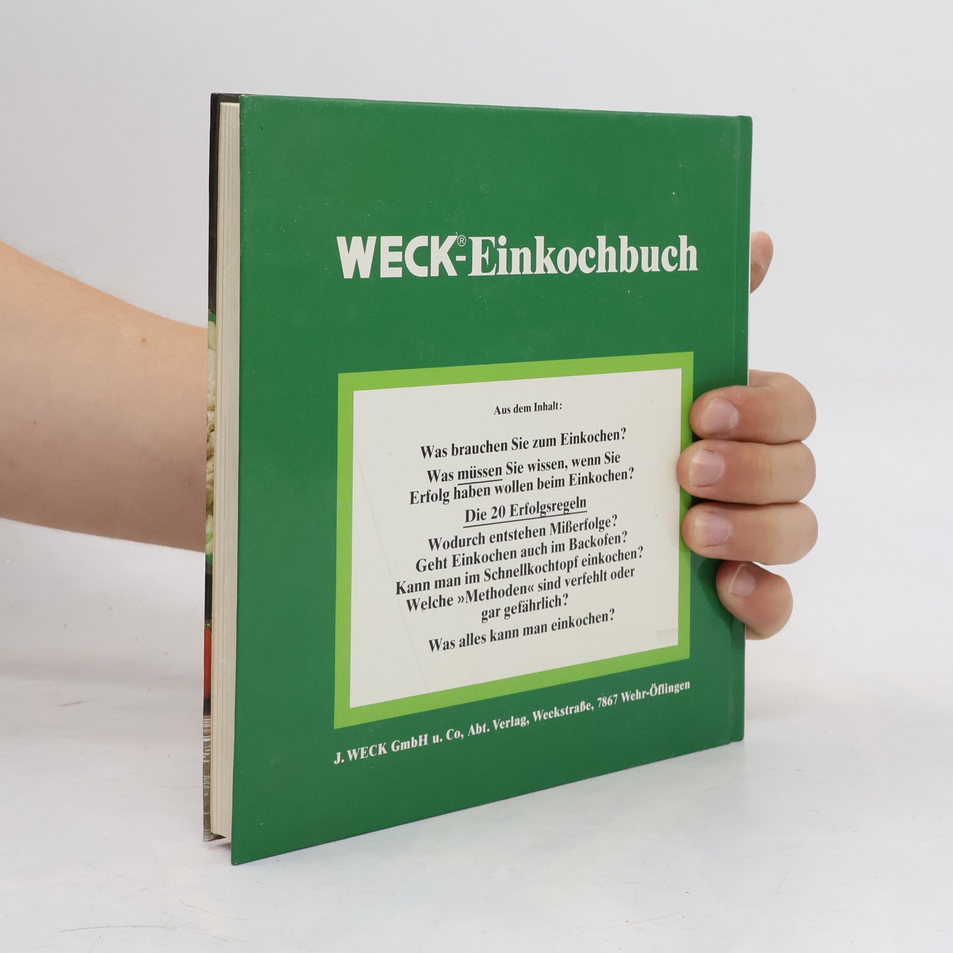 Various authors Weck-Einkochbuch