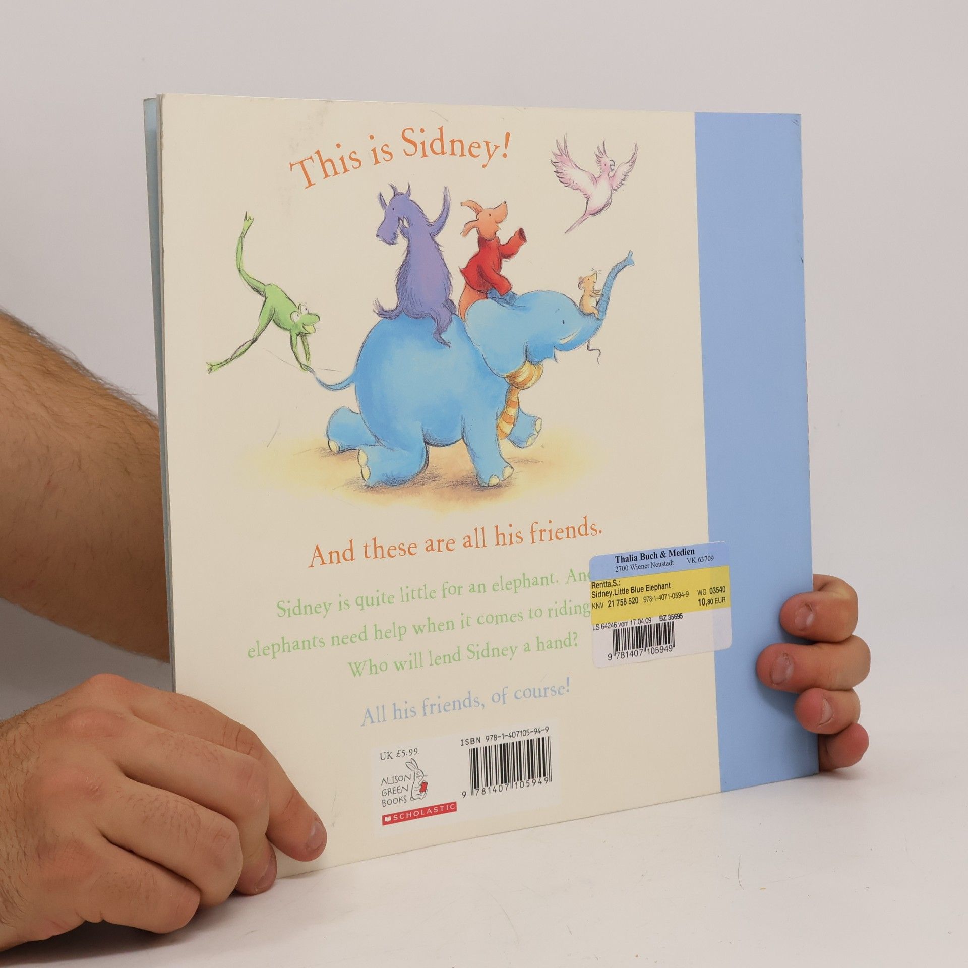 Sharon Rentta Sidney the Little Blue Elephant