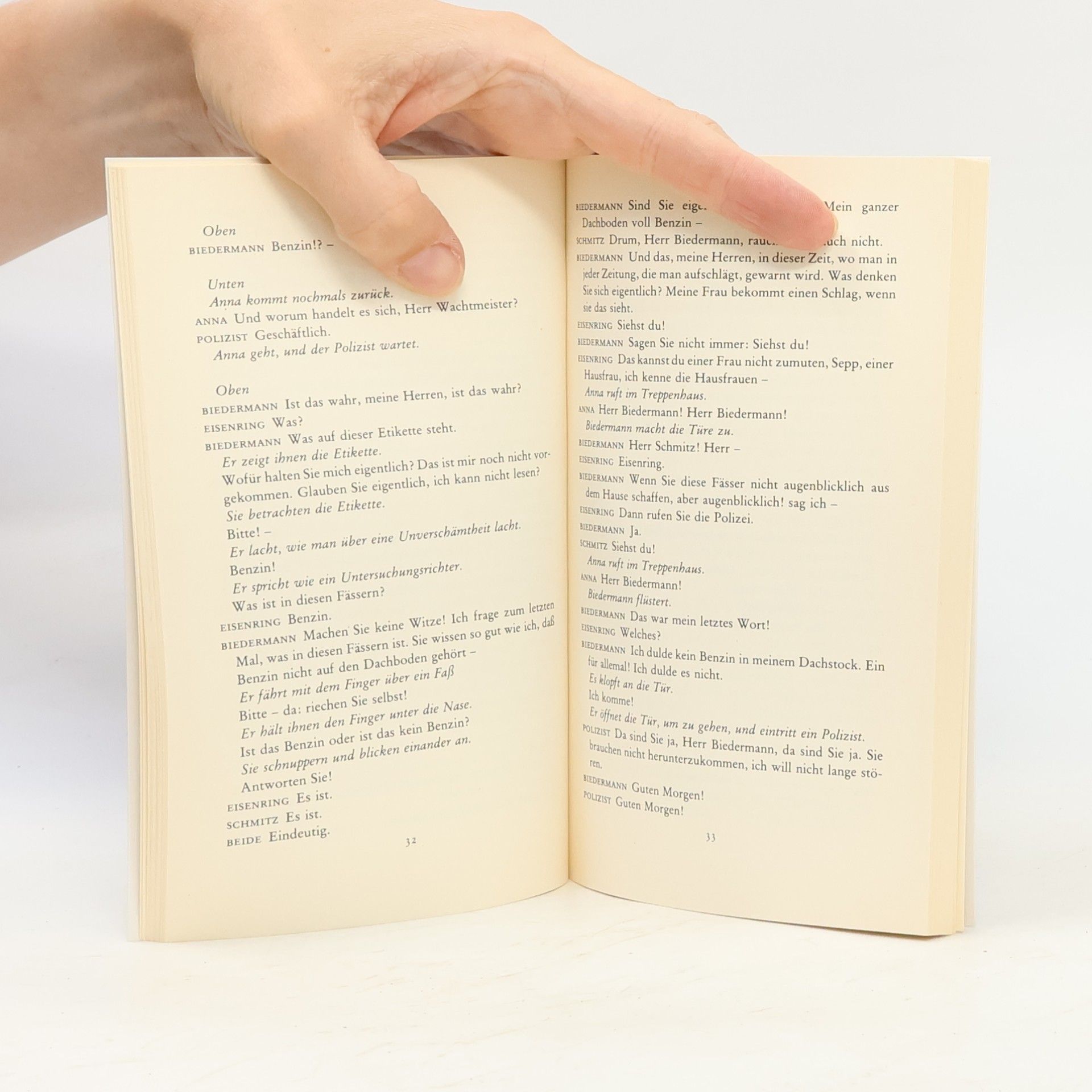 Max Frisch Biedermann und die Brandstifter