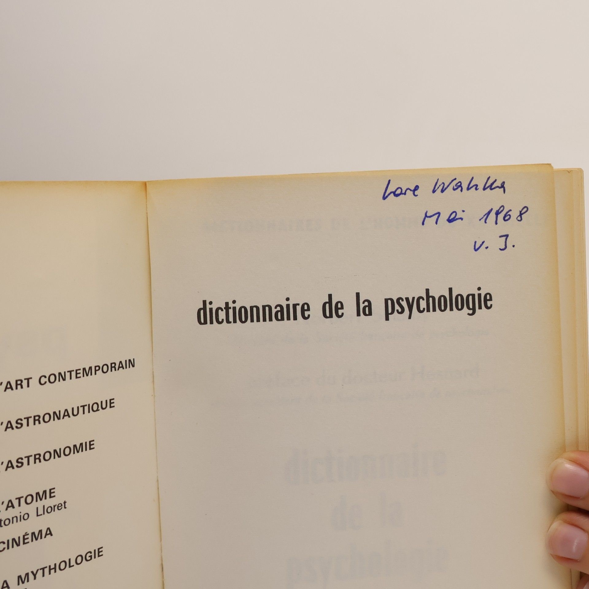 Norbert Sillamy Dictionnaire de la psychologie