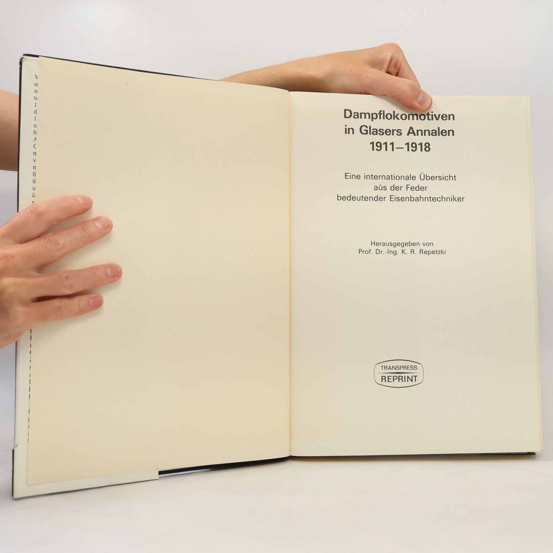 Autorenkollektiv Dampflokomotiven in Glasers Annalen 1911-1918
