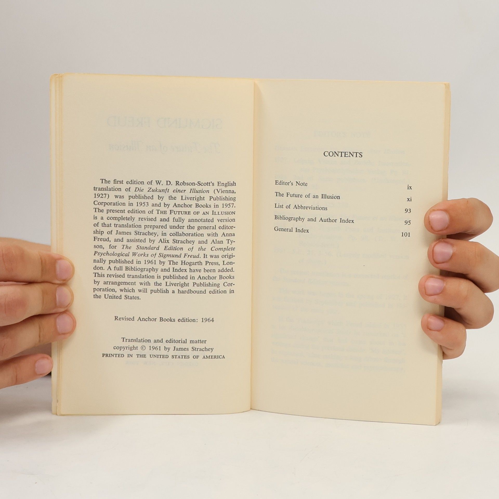 Sigmund Freud The Future of an Illusion
