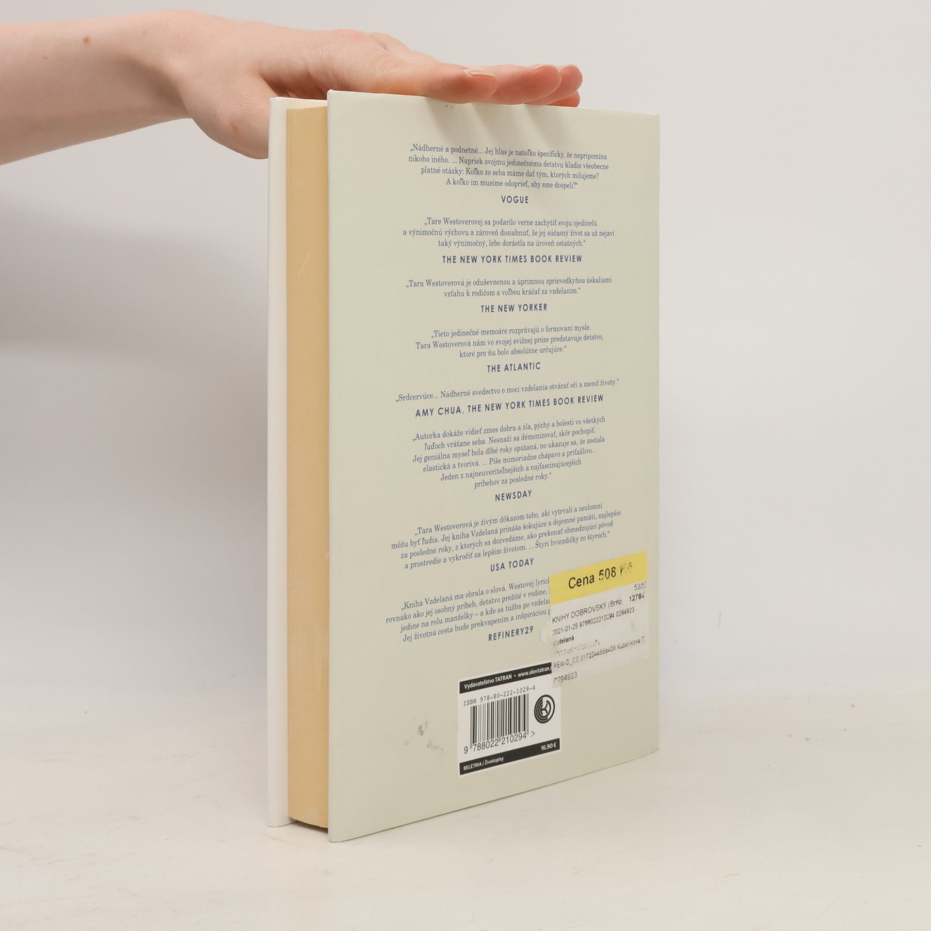 Tara Westover Vzdelaná