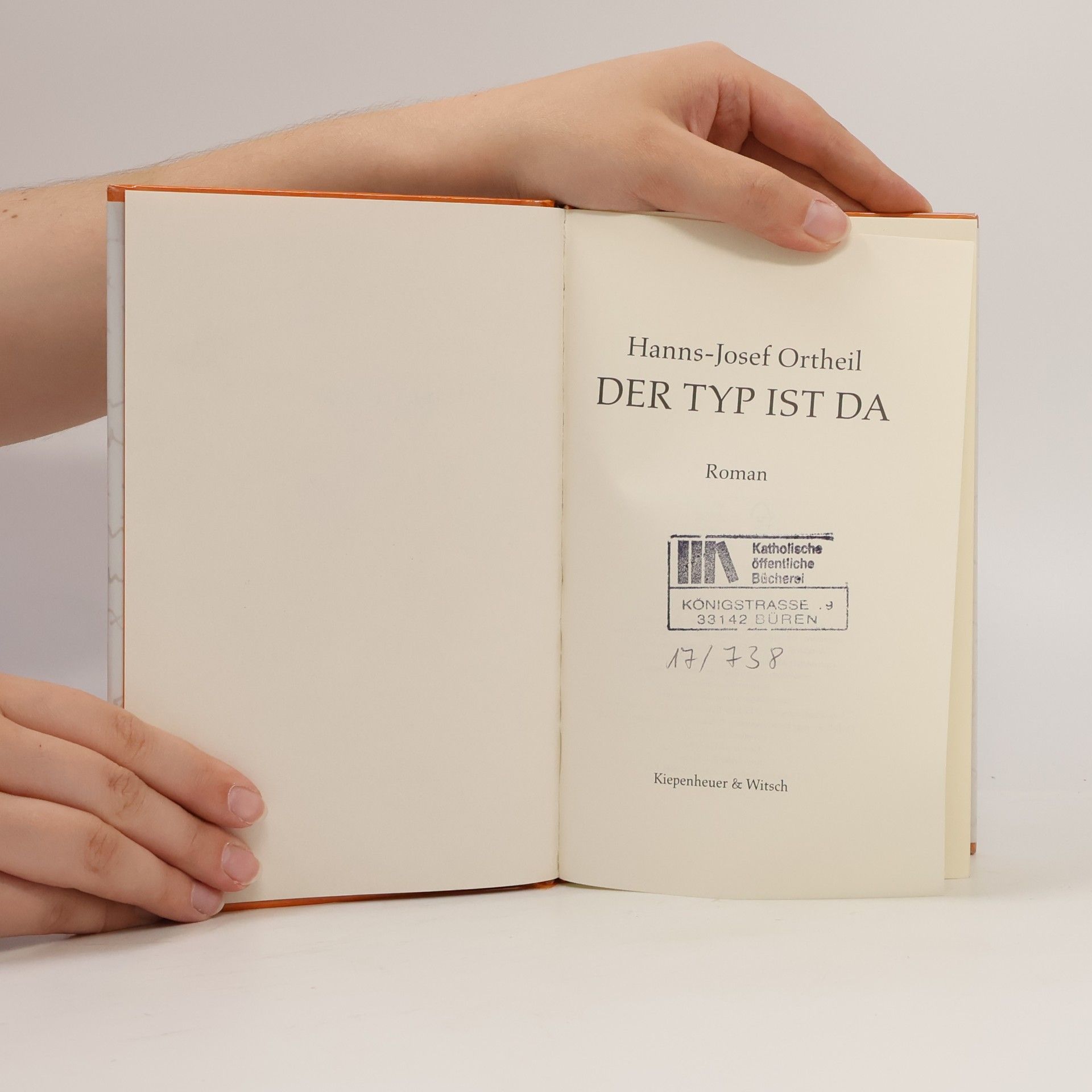 Hanns-Josef Ortheil Der Typ ist da