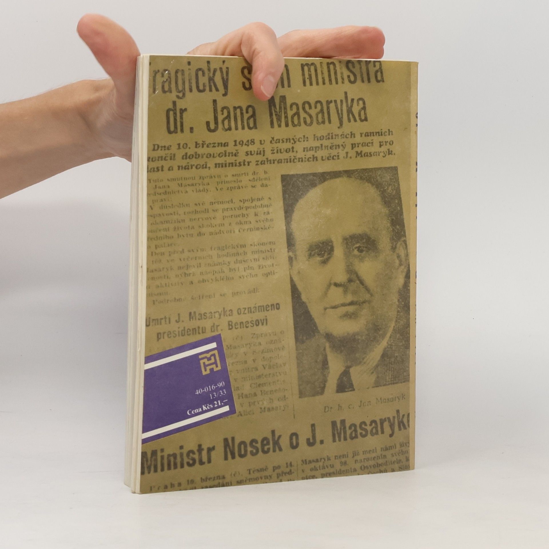 Petr Kettner Proč zemřel Jan Masaryk?