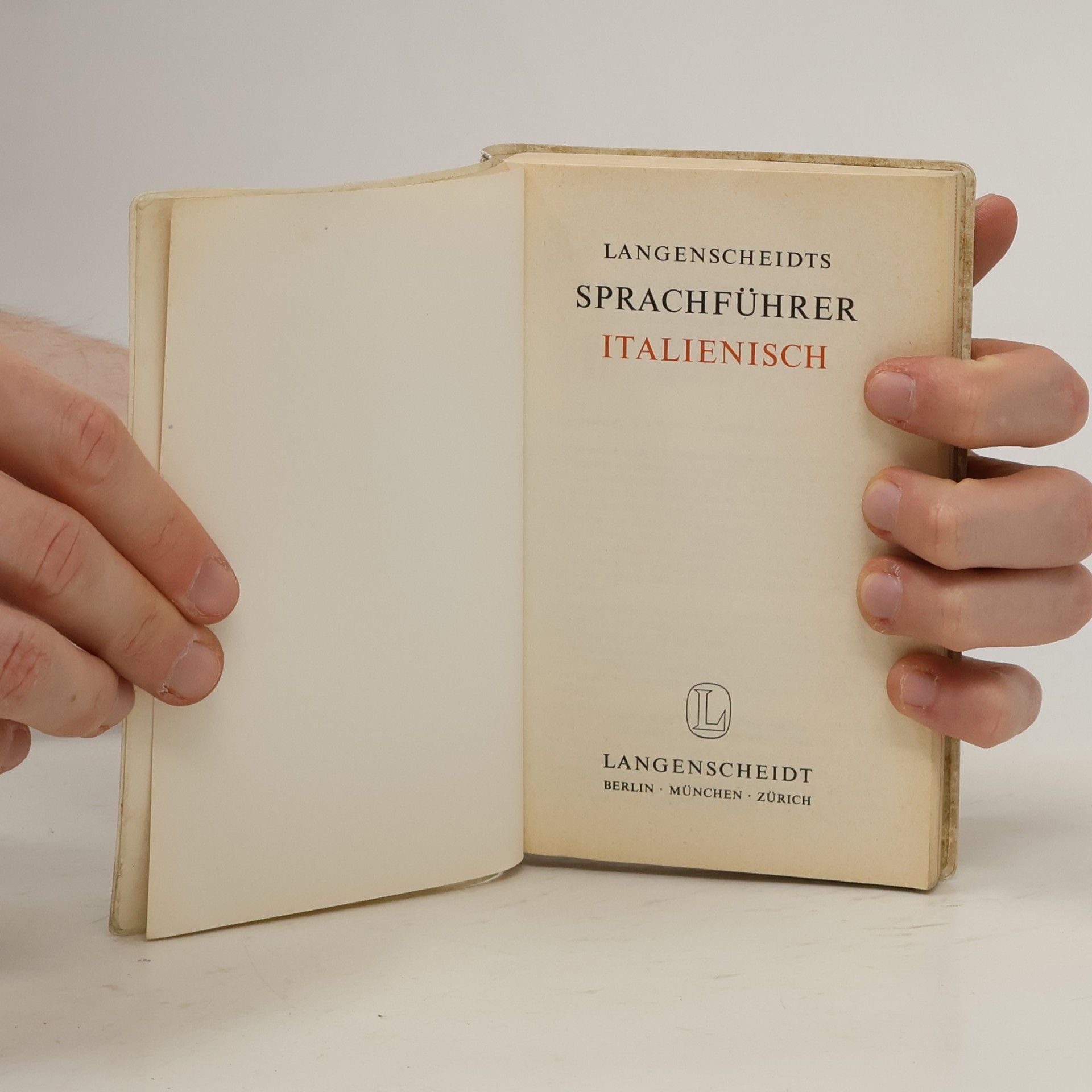 Collectif d'auteurs Langenscheidts Sprachfuhrer Italienisch