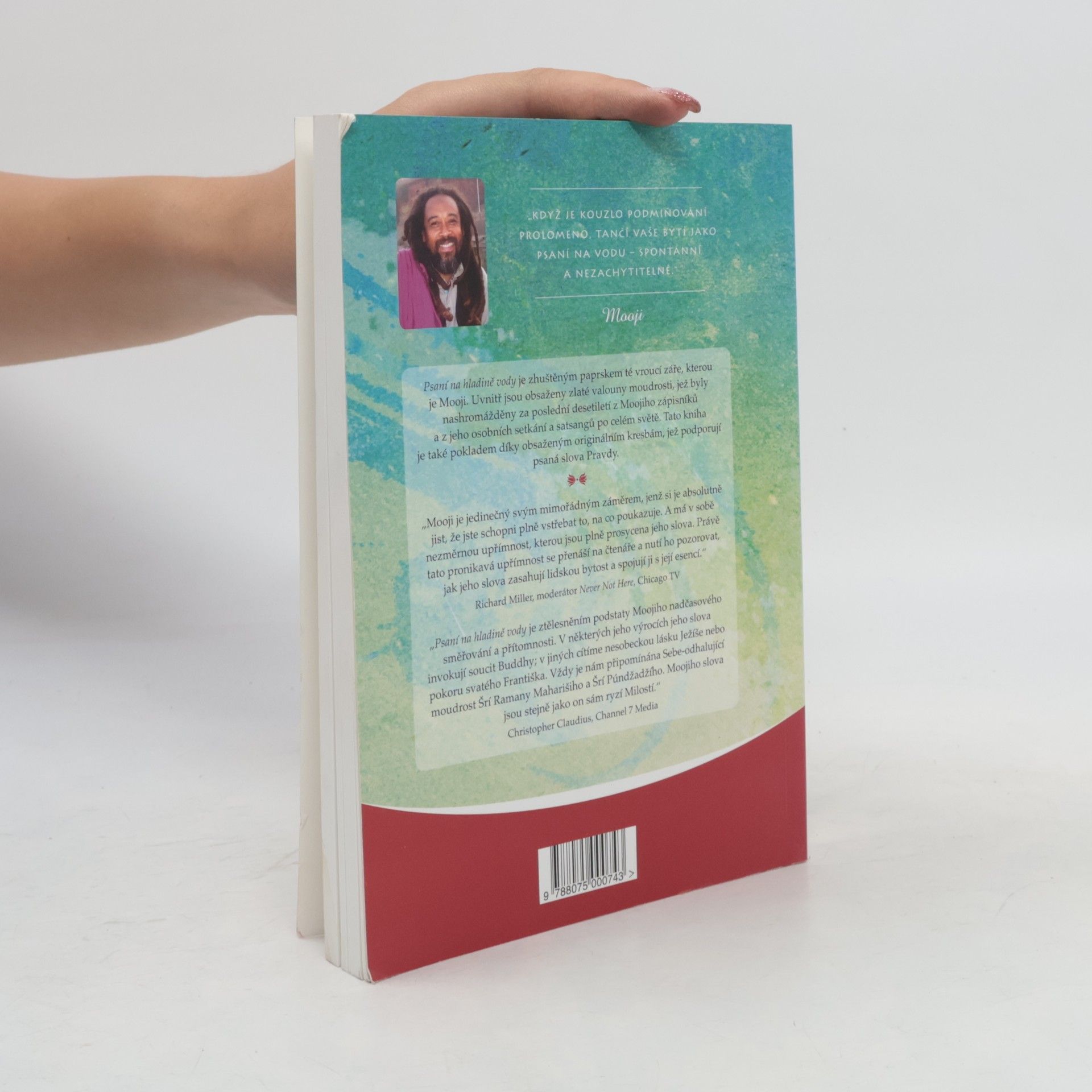 Mooji Psaní na hladině vody: Spontánní promluvy, vhledy a kresby