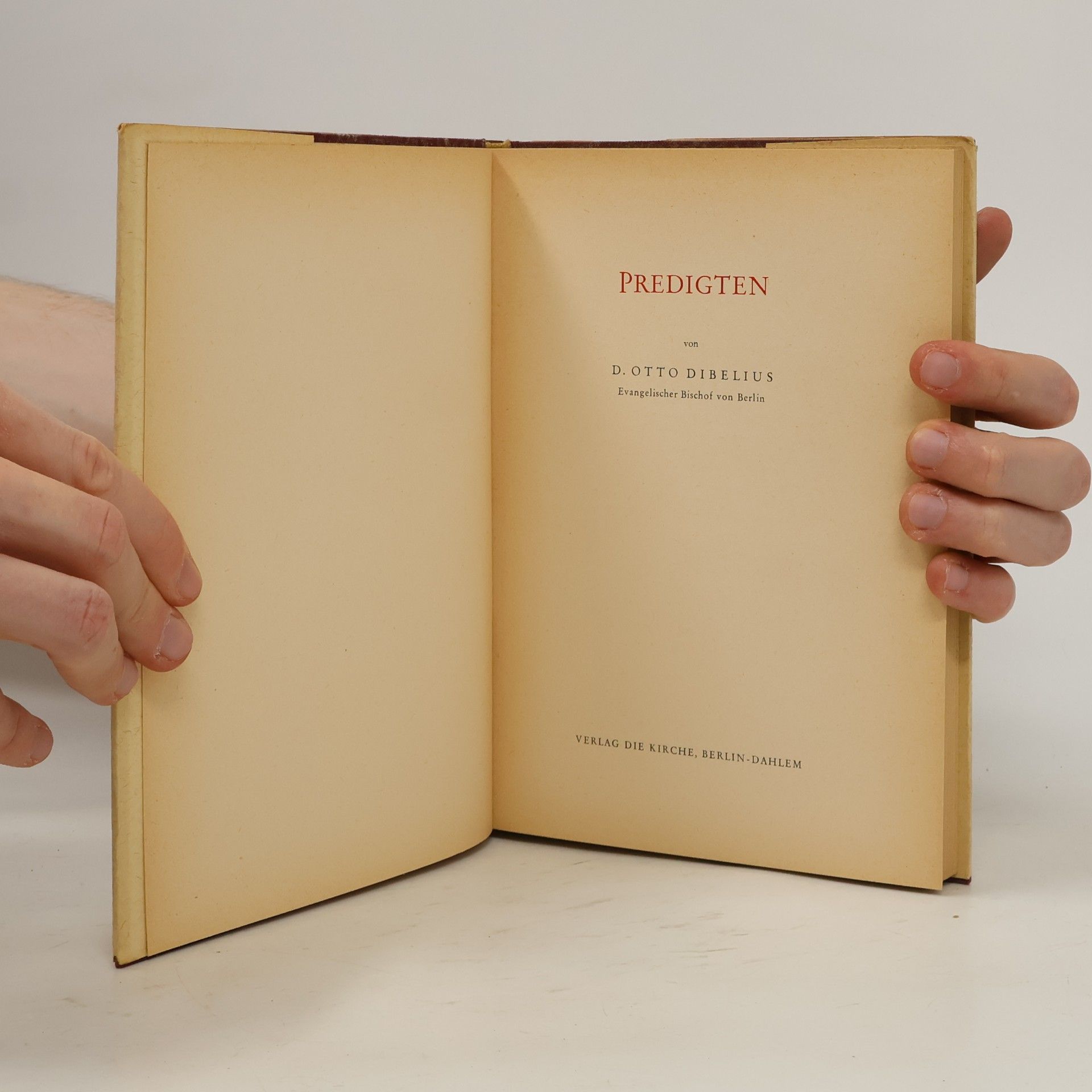 Otto Dibelius Predigten