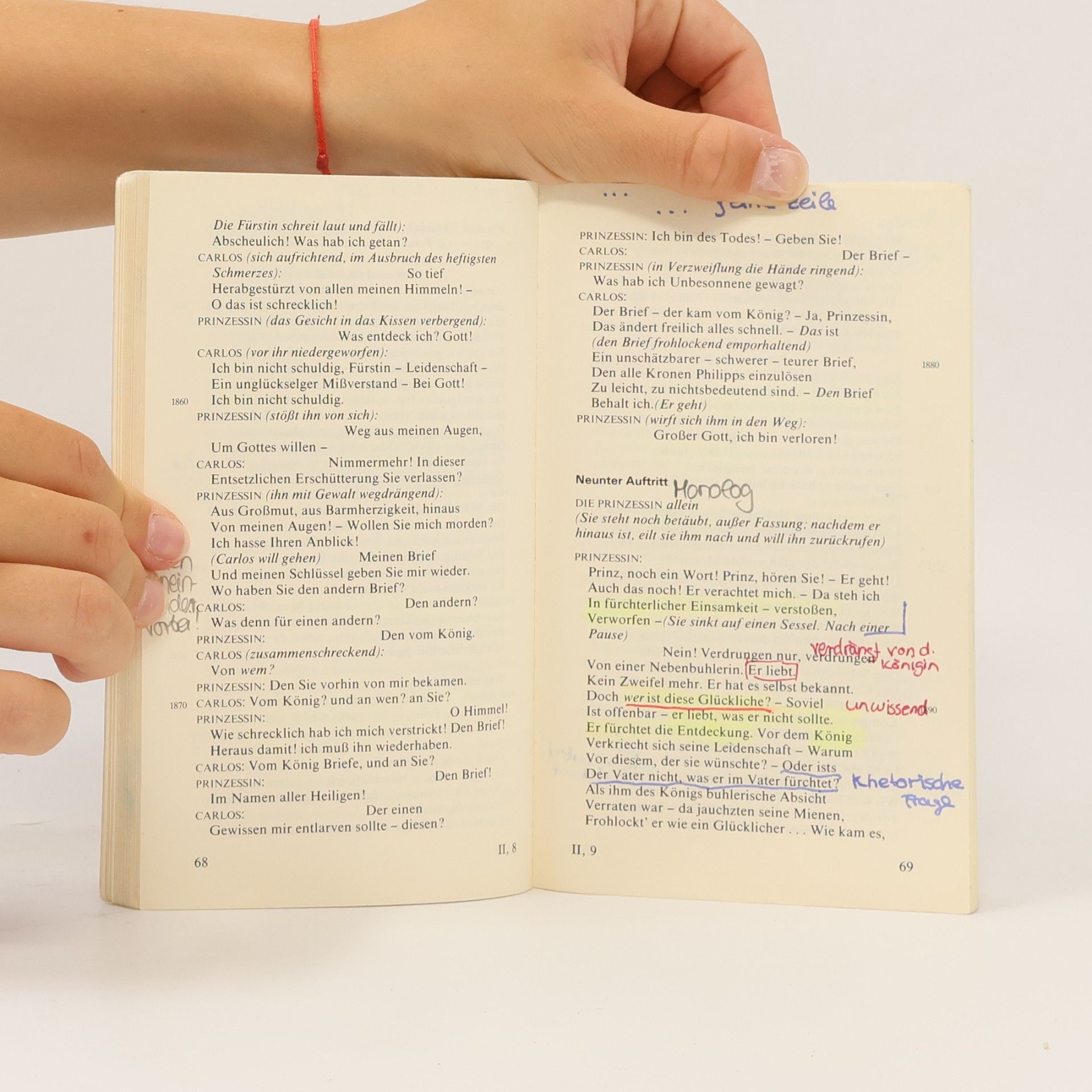 Friedrich Schiller Don Carlos Infant von Spanien : ein dramatisches Gedicht : mit Materialien