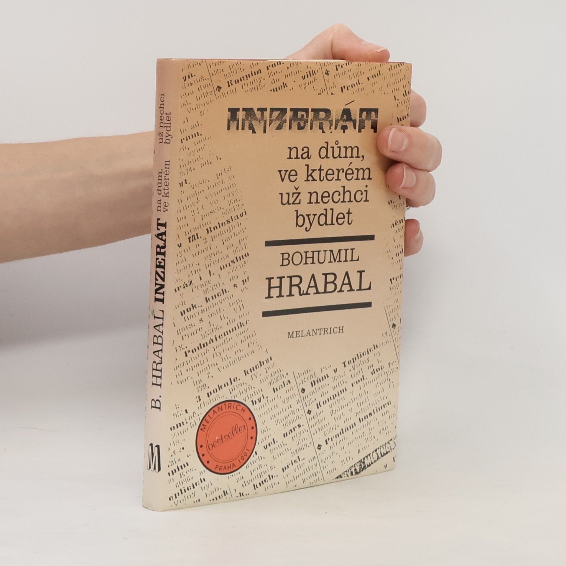 Bohumil Hrabal Inzerát na dům, ve kterém už nechci bydlet