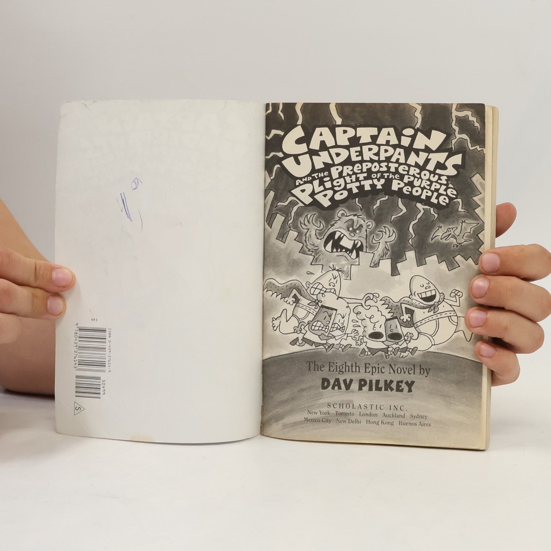 Dav Pilkey Captain Underpants and the Preposterous Plight of the Purple Potty People