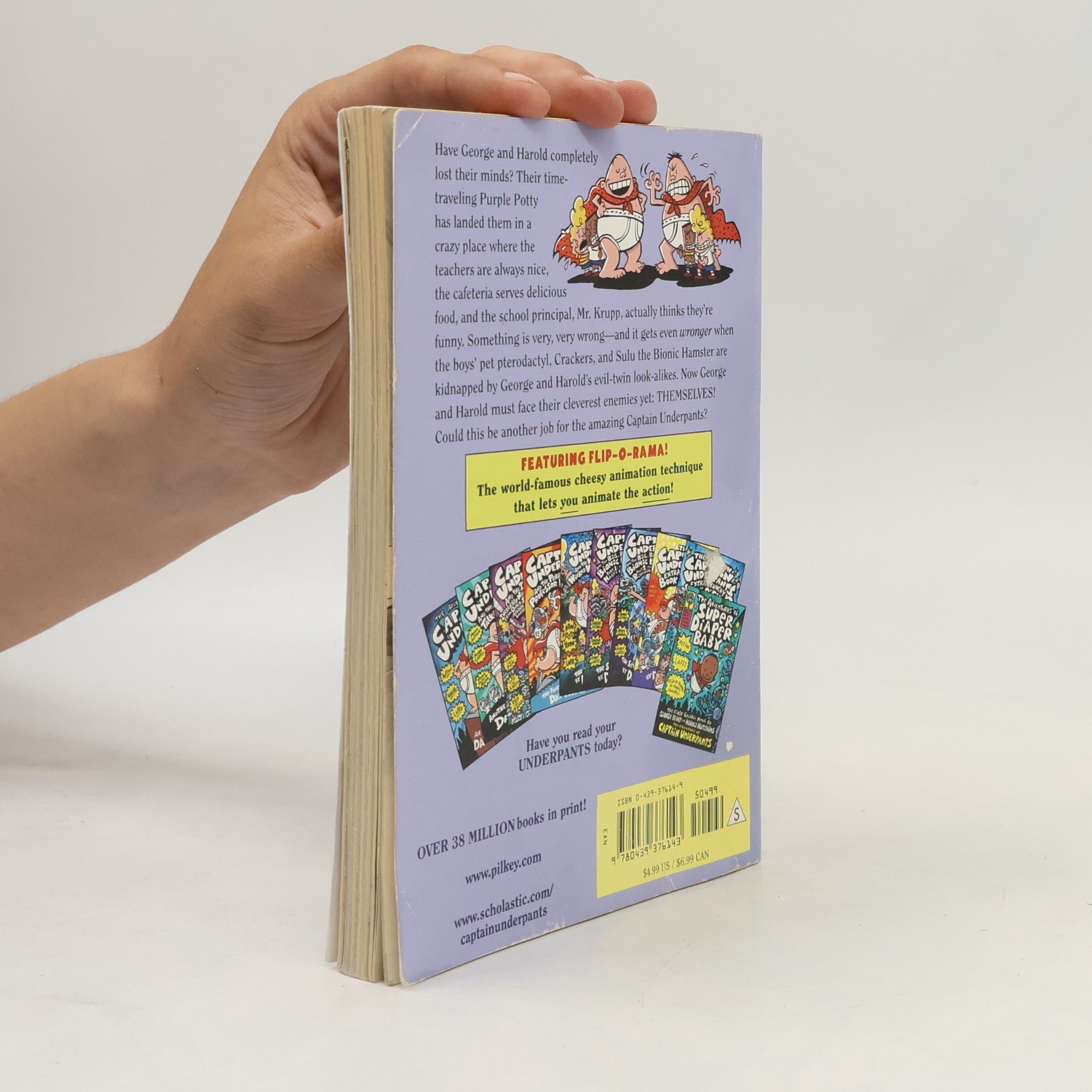 Dav Pilkey Captain Underpants and the Preposterous Plight of the Purple Potty People