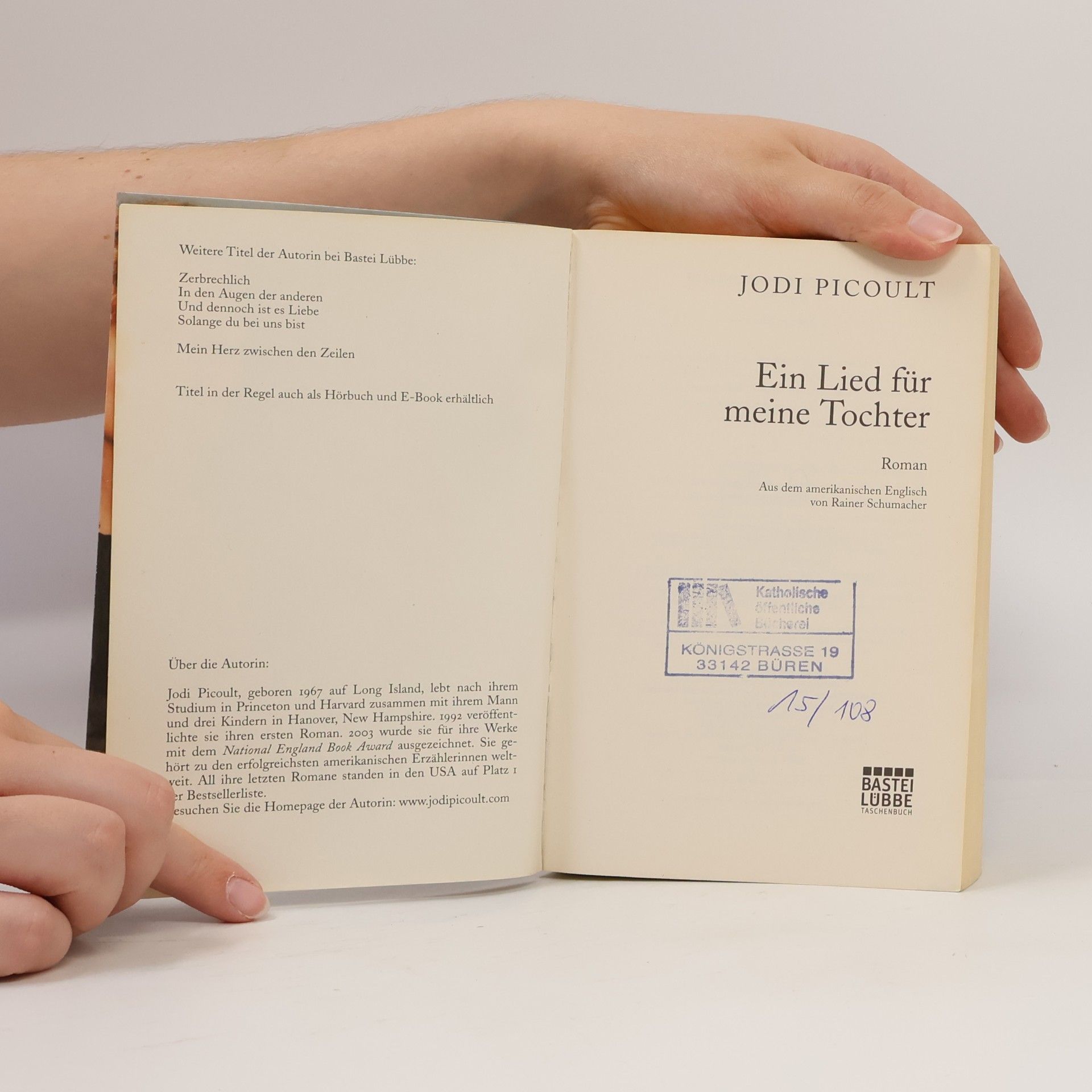 Jodi Picoult Ein Lied für meine Tochter