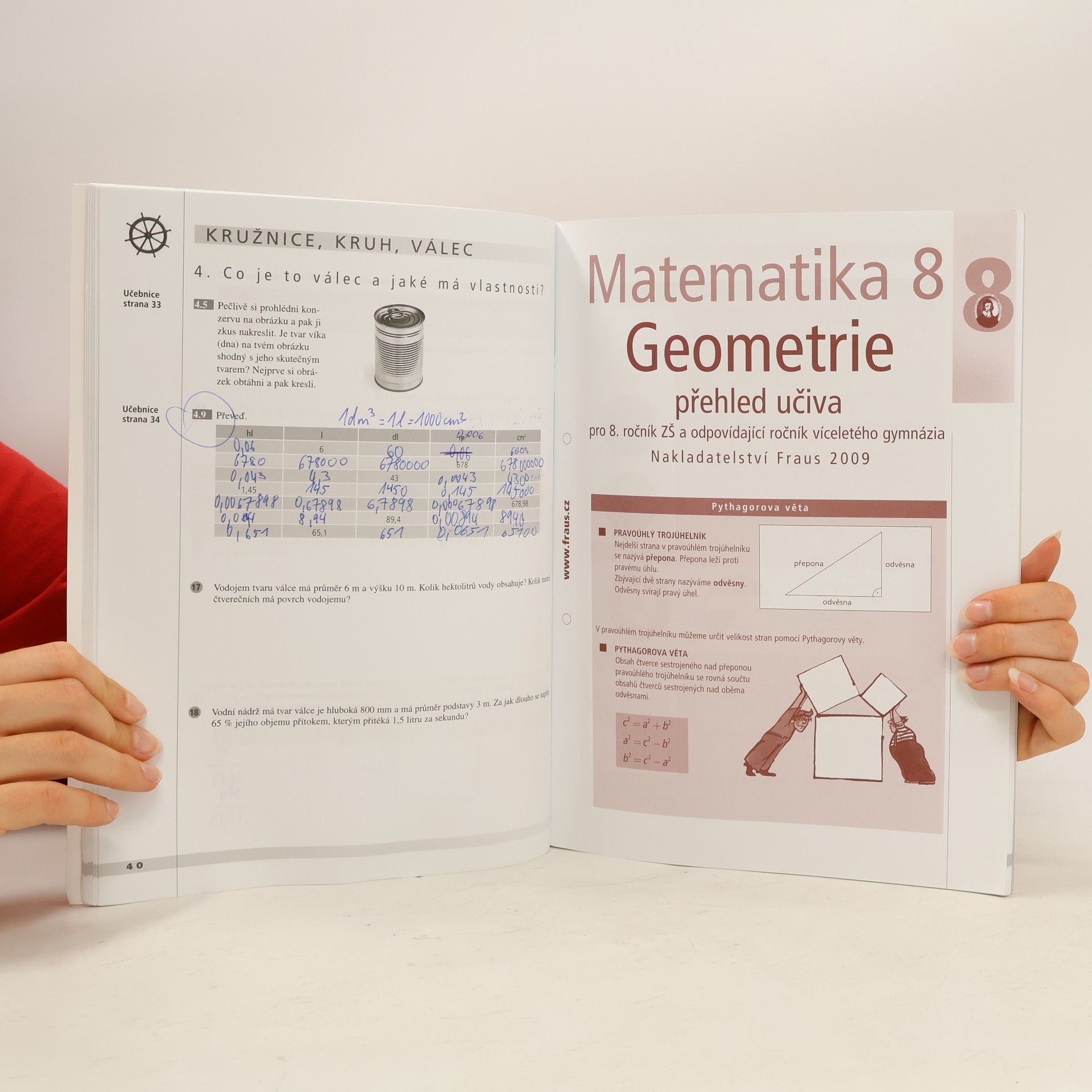 Various authors Matematika 8 Geometrie - Pracovní sešit