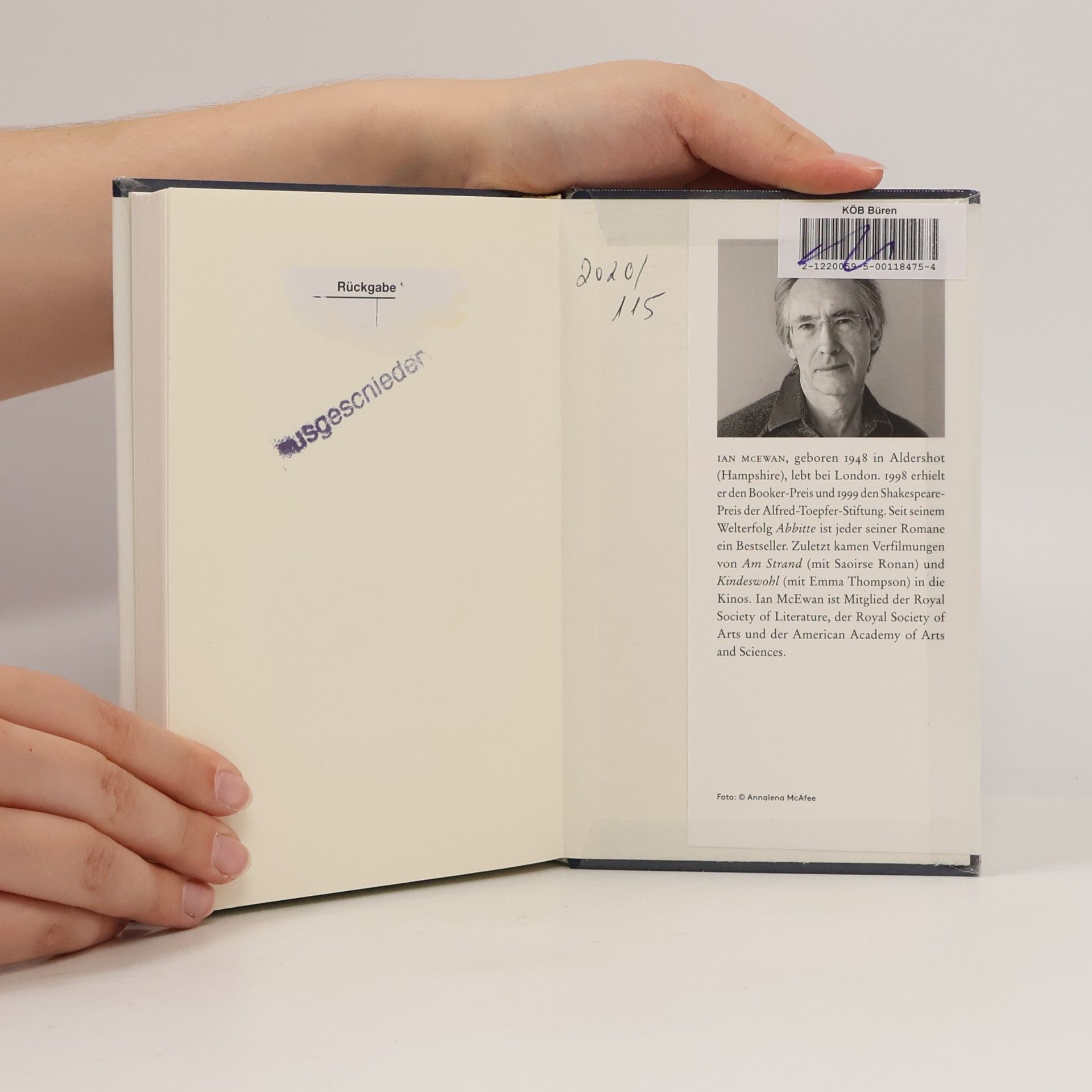Ian McEwan Die Kakerlake