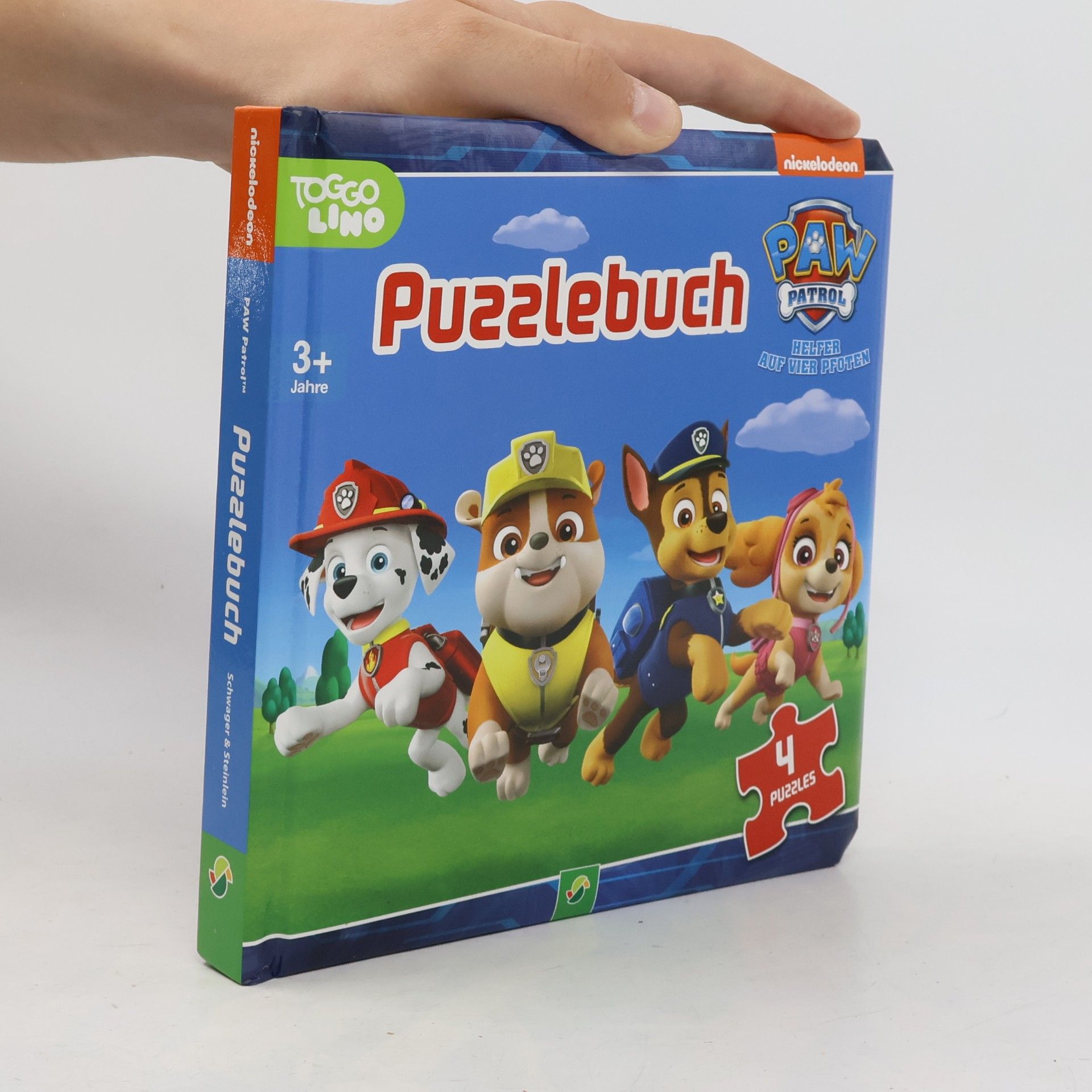 Schwager und Steinlein Puzzlebuch Paw Patrol - Helfer auf vier Pfoten