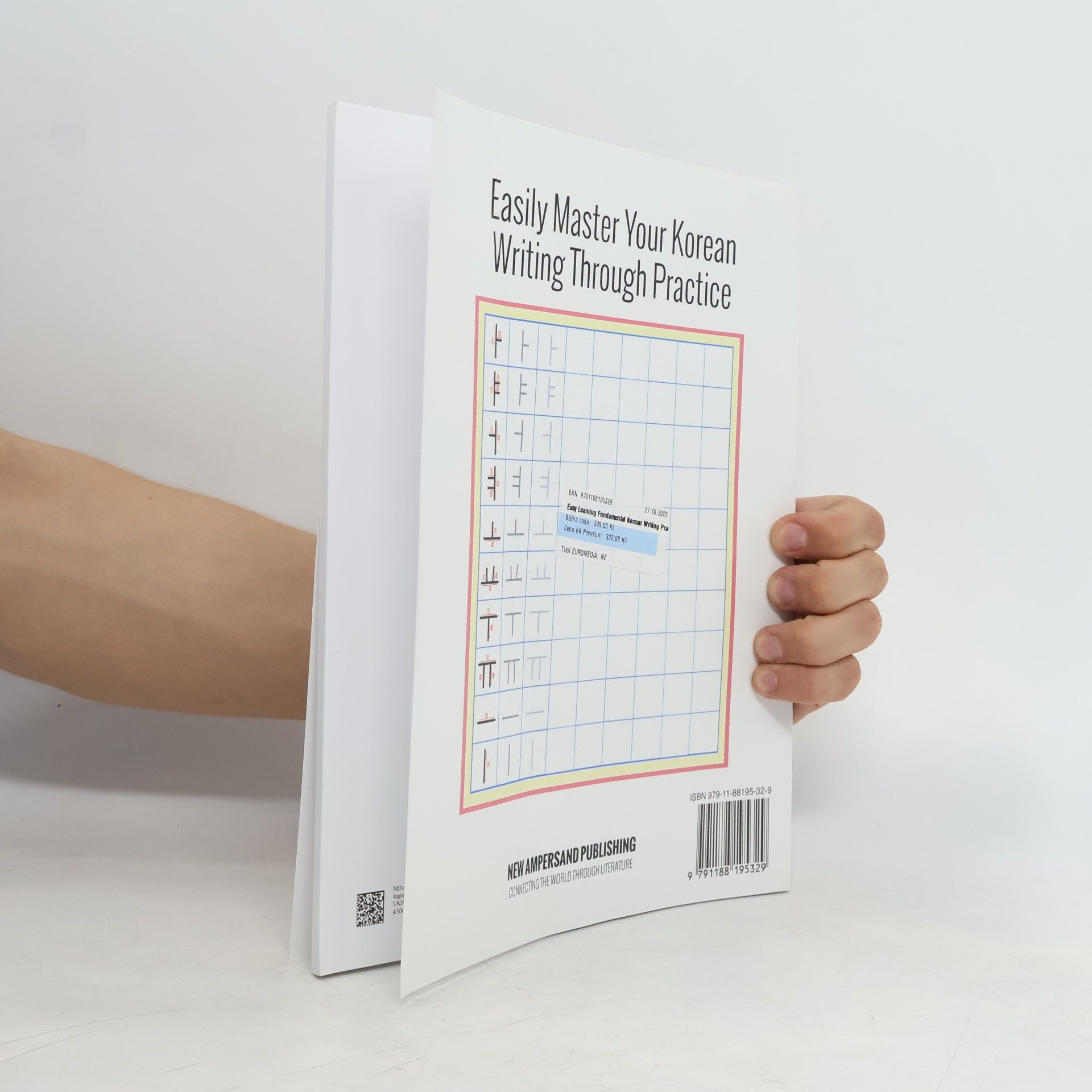 New Ampersand Publishing Easy Learning Fundamental Korean Writing Practice Book