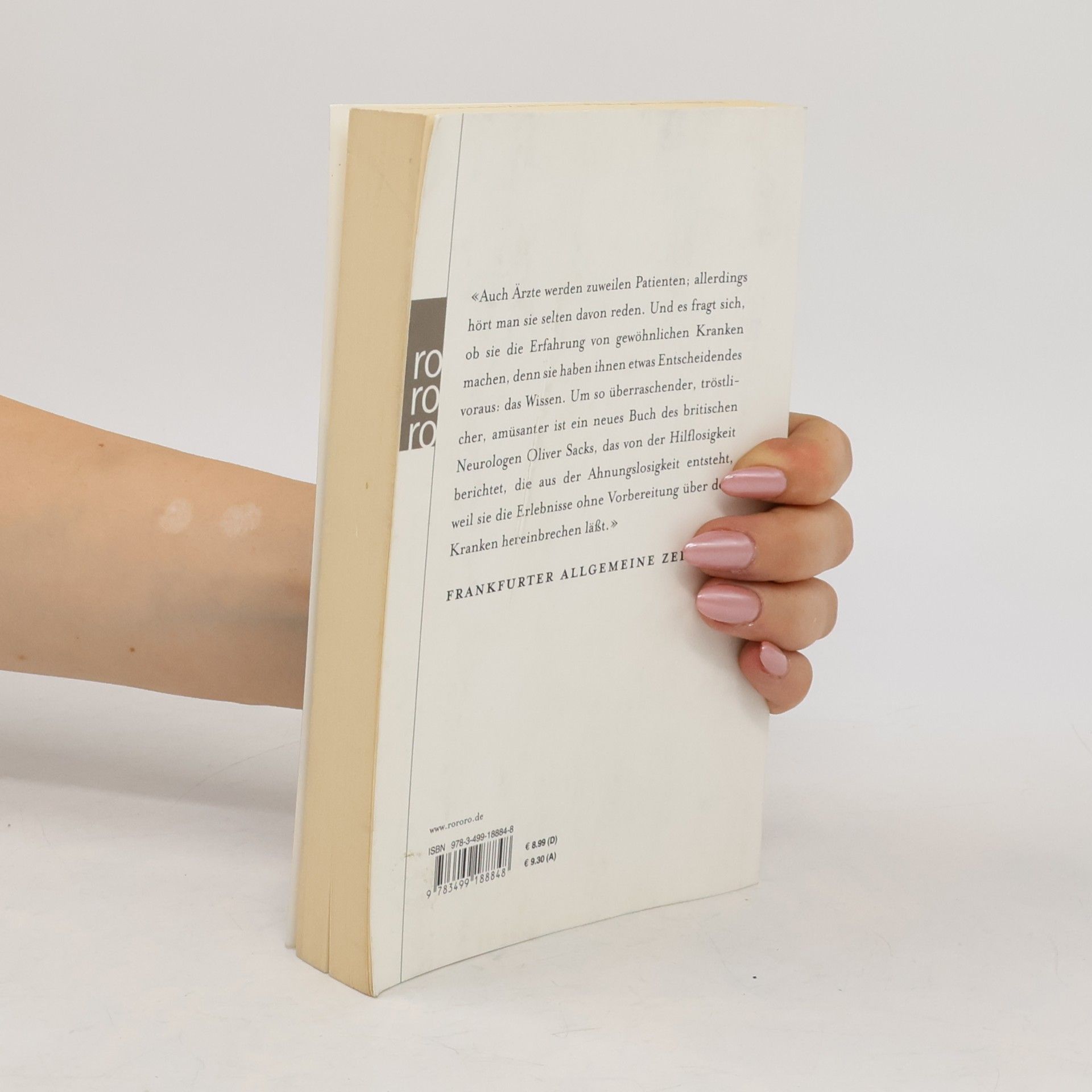 Oliver Sacks Der Tag, an dem mein Bein fortging